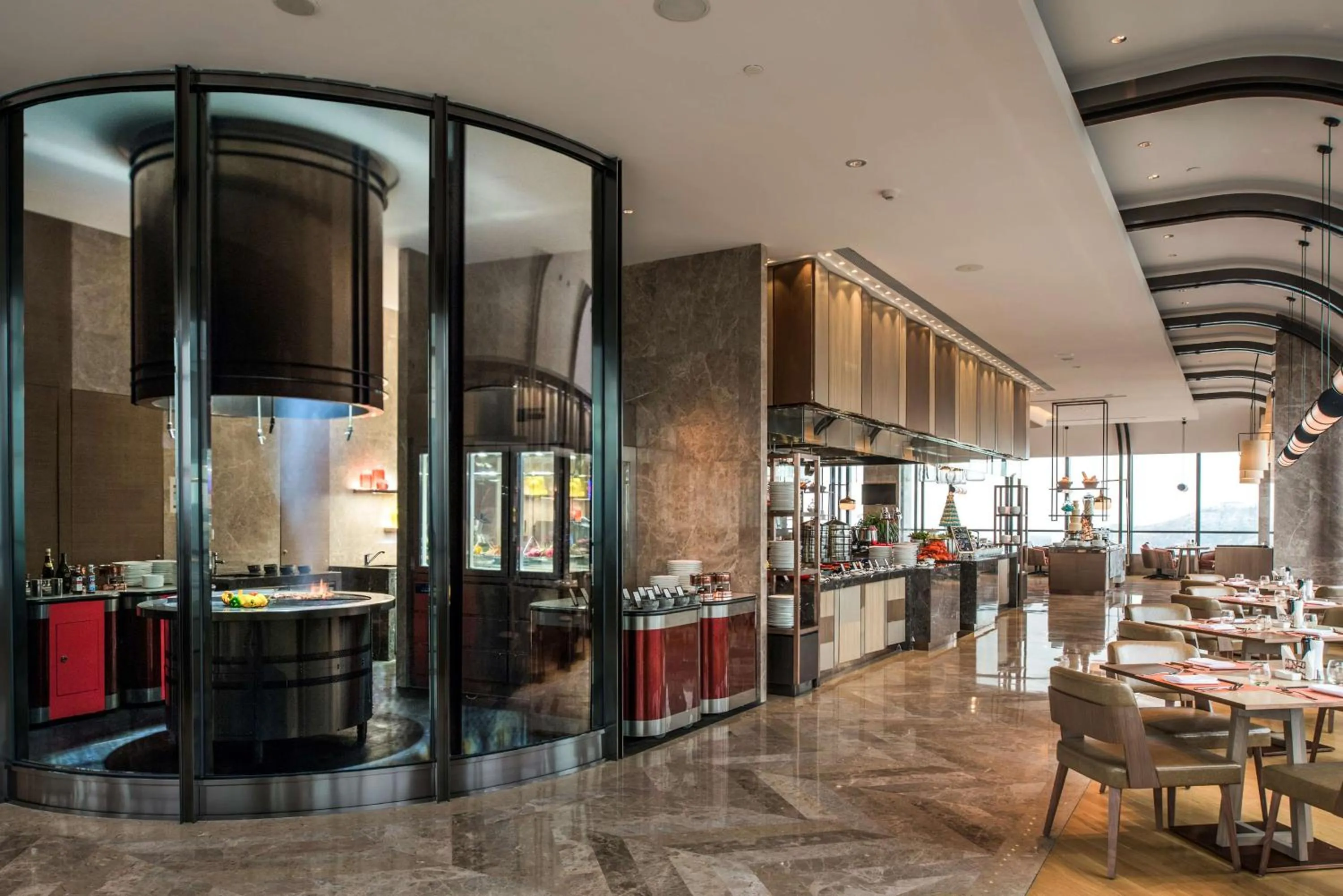 Restaurant/places to eat in Hilton Jinan South Hotel & Residences