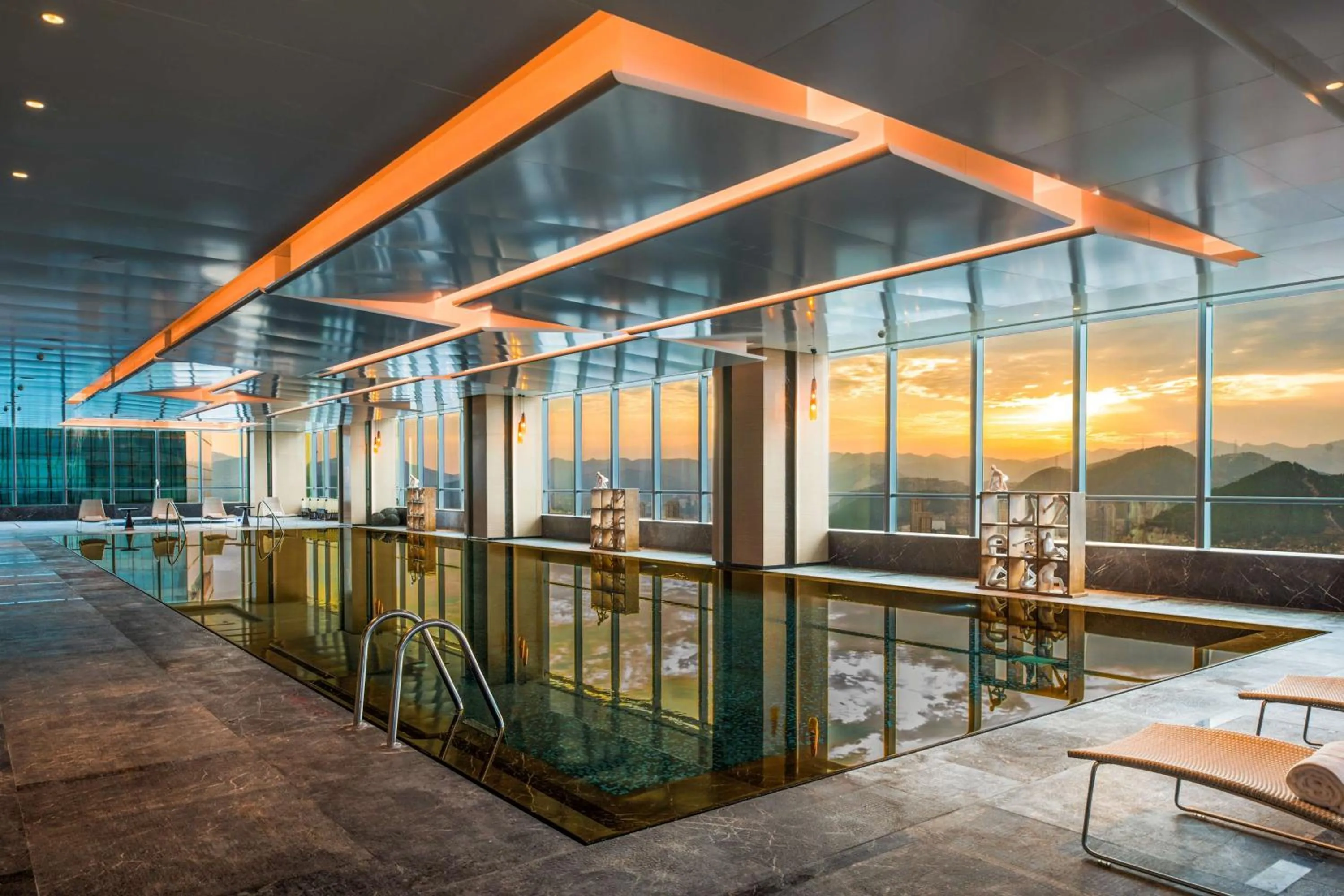 Pool view in Hilton Jinan South Hotel & Residences