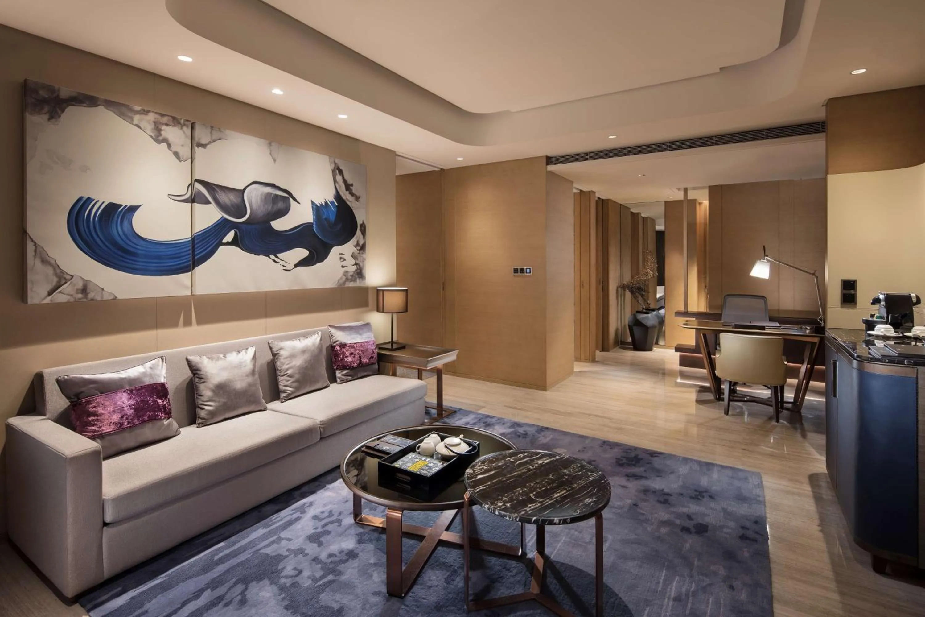 Bedroom in Hilton Jinan South Hotel & Residences