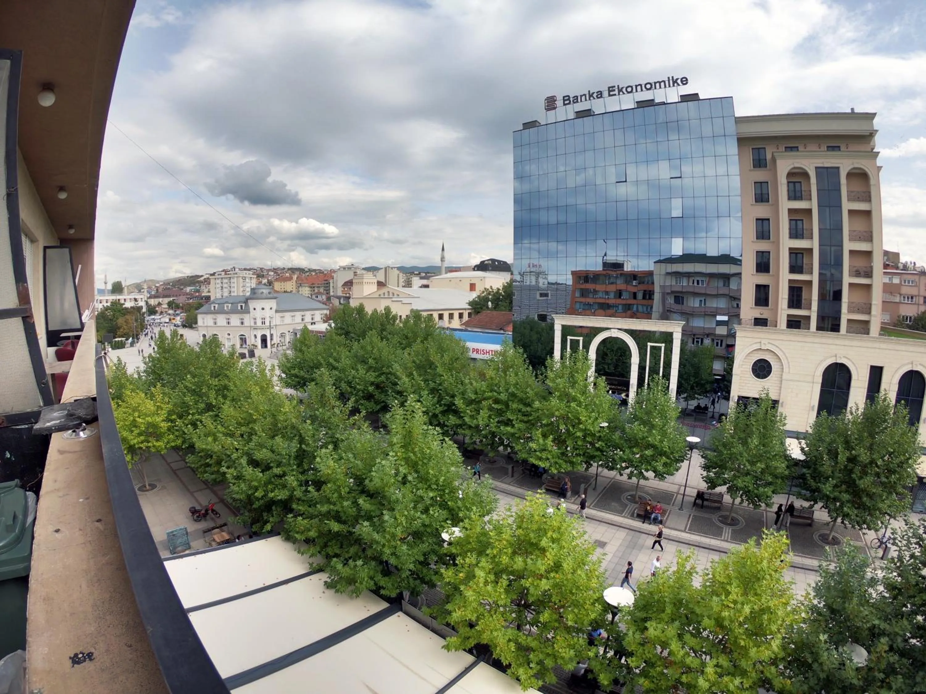 Balcony/Terrace in Prishtina Center Hostel