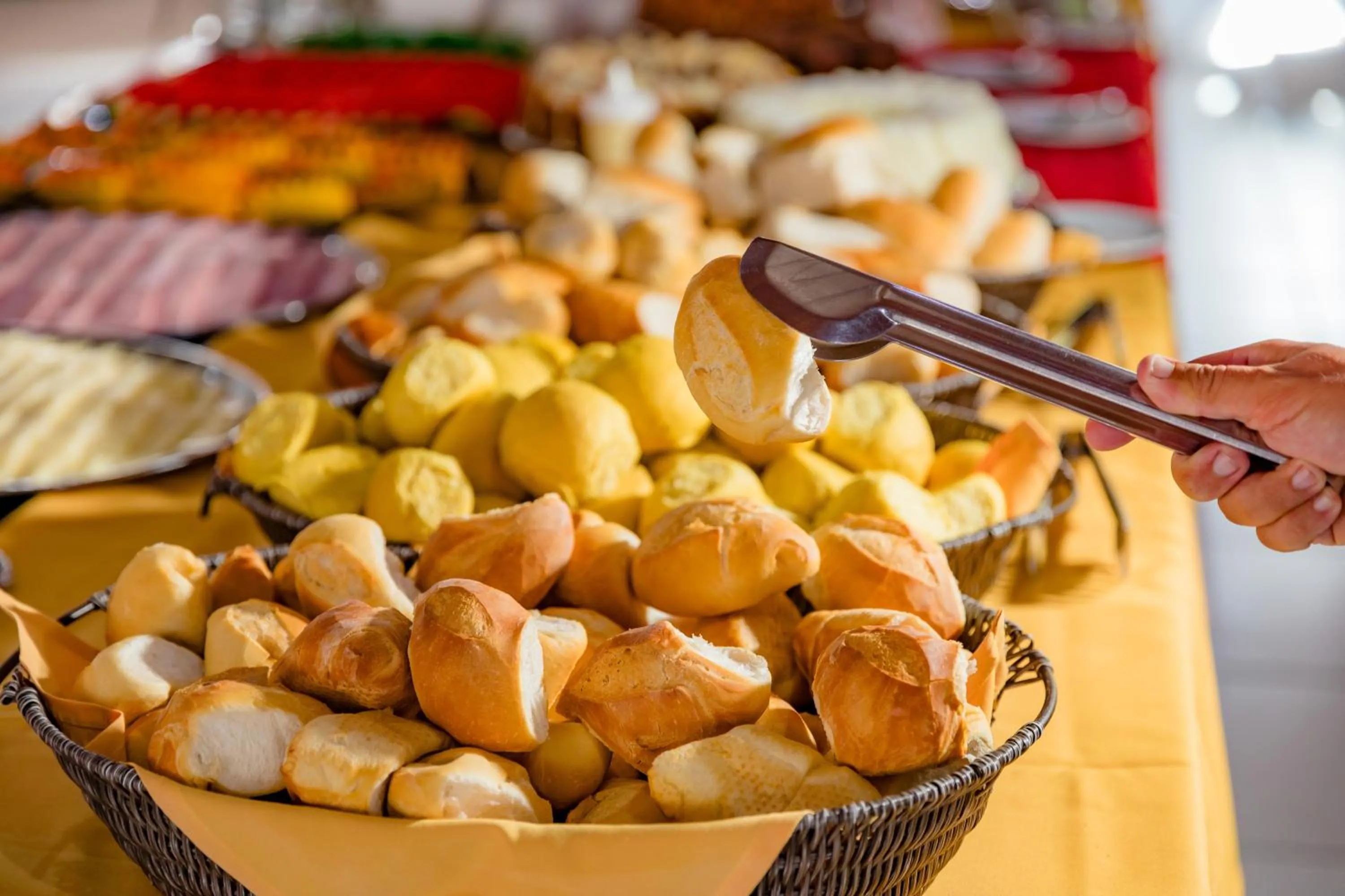 Buffet breakfast in Hotel Casa Blanca Porto Seguro