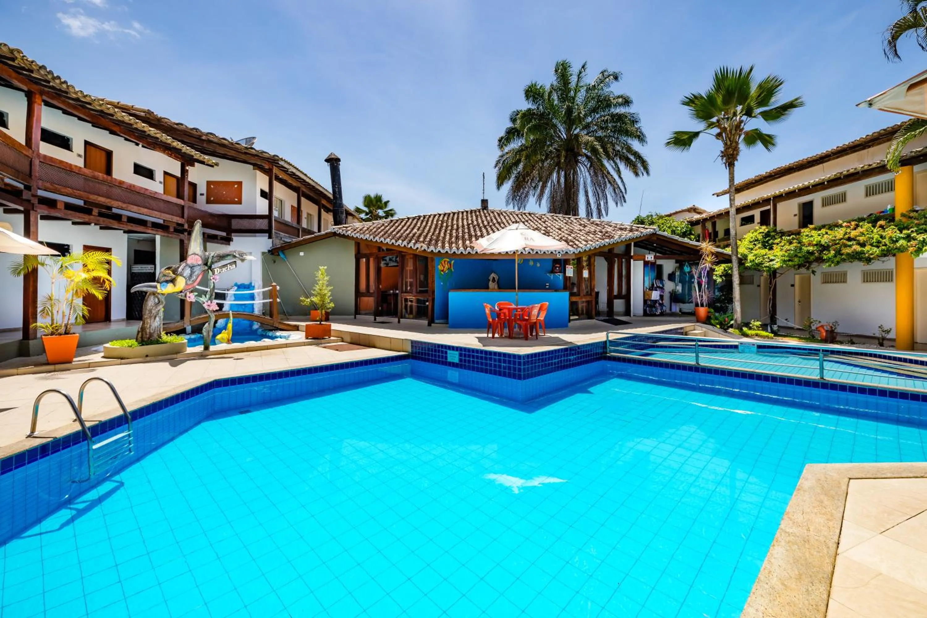 Swimming pool in Hotel Casa Blanca Porto Seguro