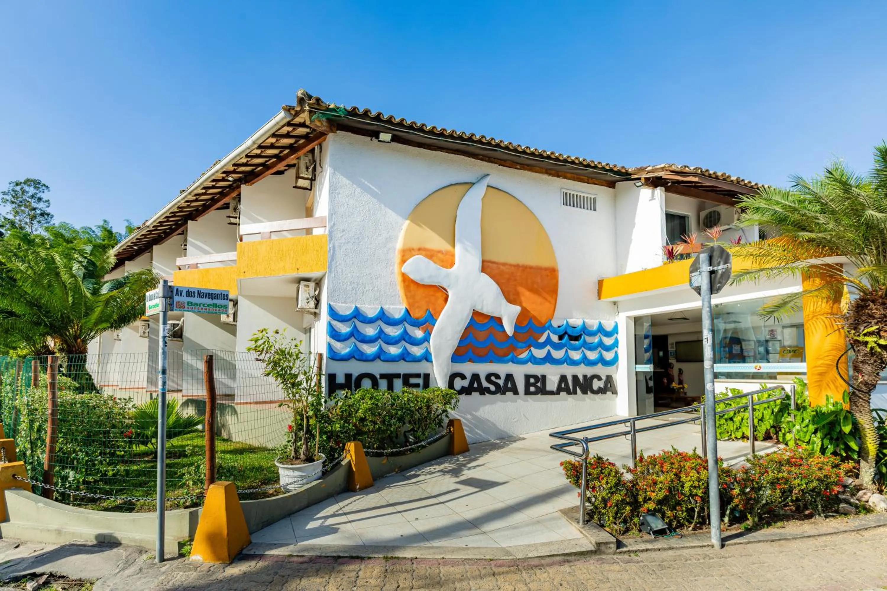 Property building in Hotel Casa Blanca Porto Seguro