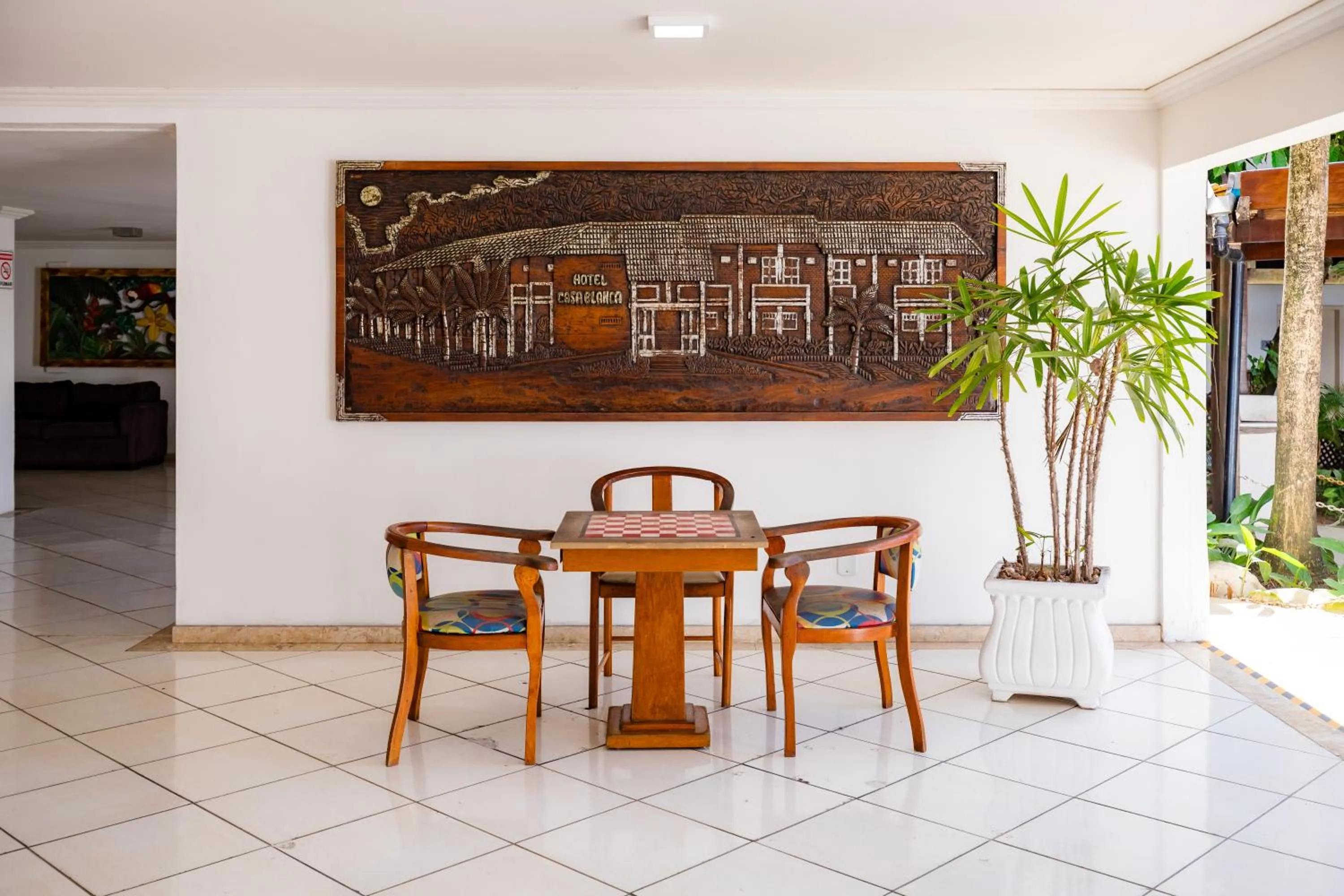 Living room in Hotel Casa Blanca Porto Seguro