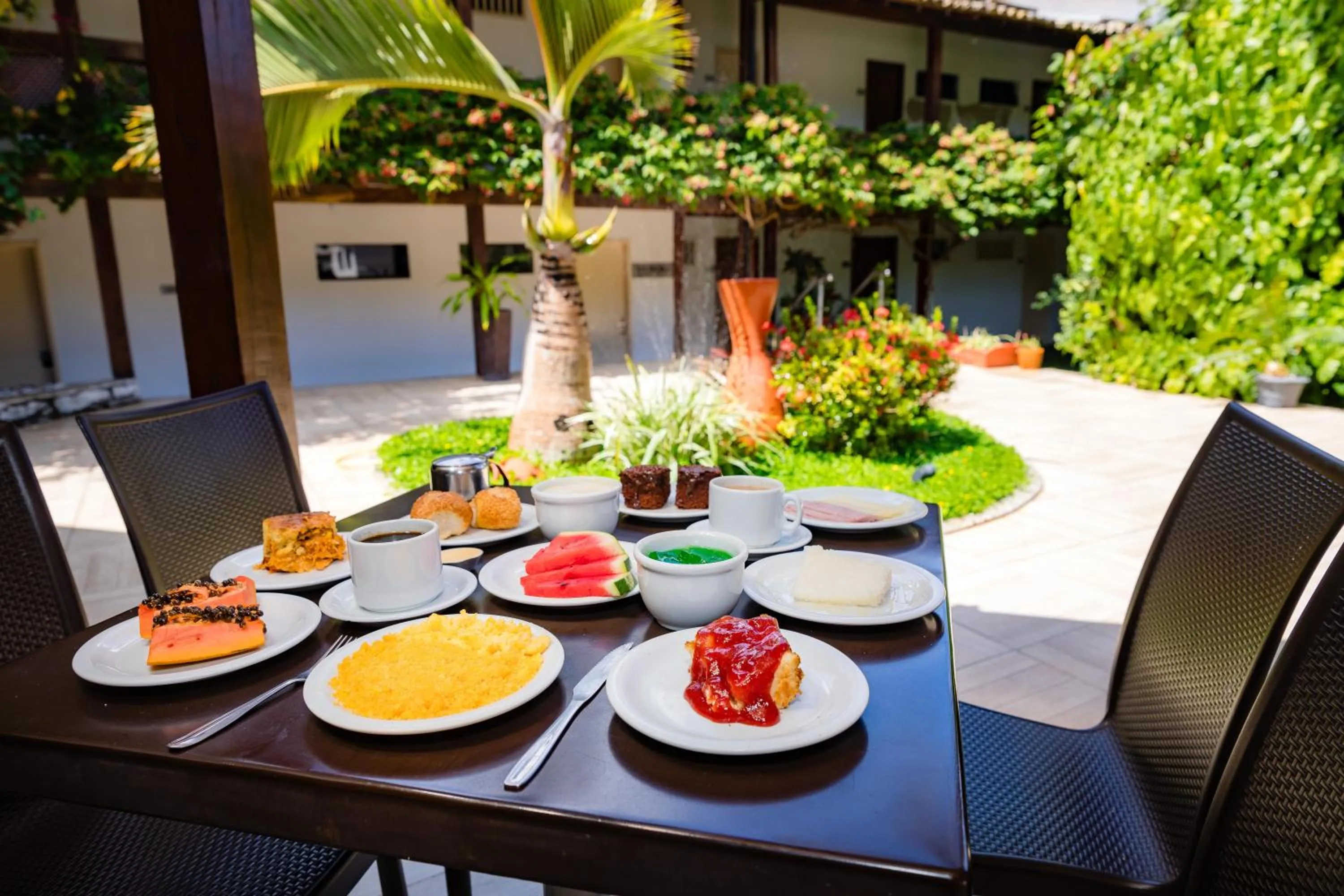 Breakfast in Hotel Casa Blanca Porto Seguro