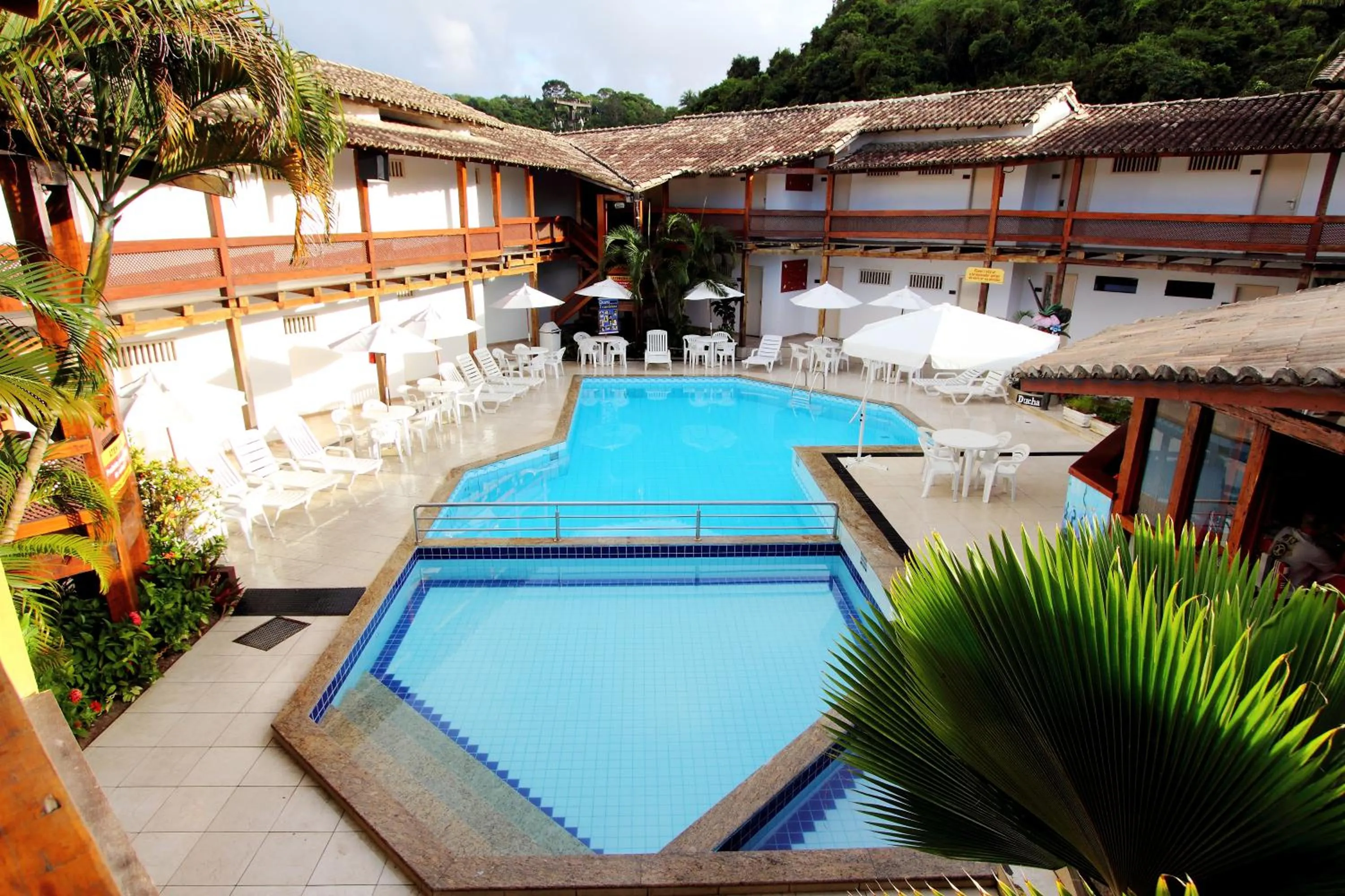 Swimming pool in Hotel Casa Blanca Porto Seguro