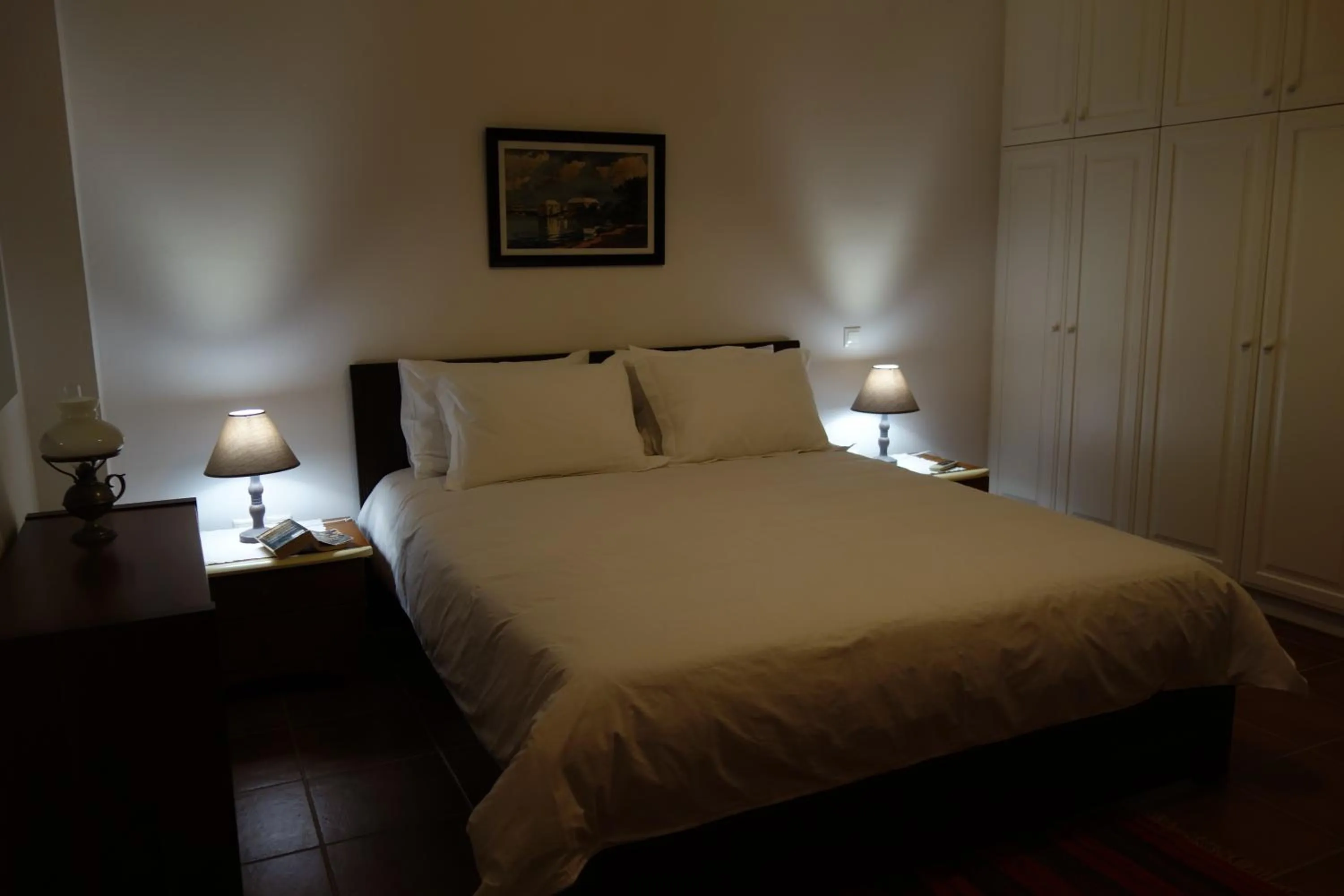 Bedroom, Bed in Panoramic View