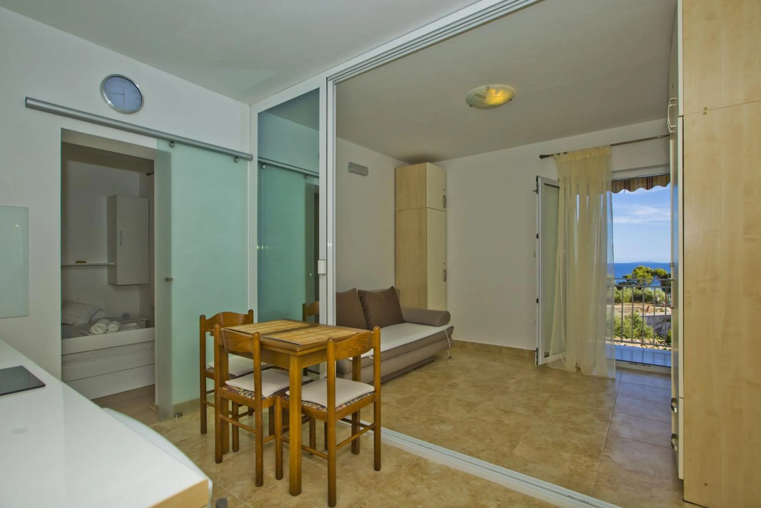 Kitchen or kitchenette in Hvar Port View apartment