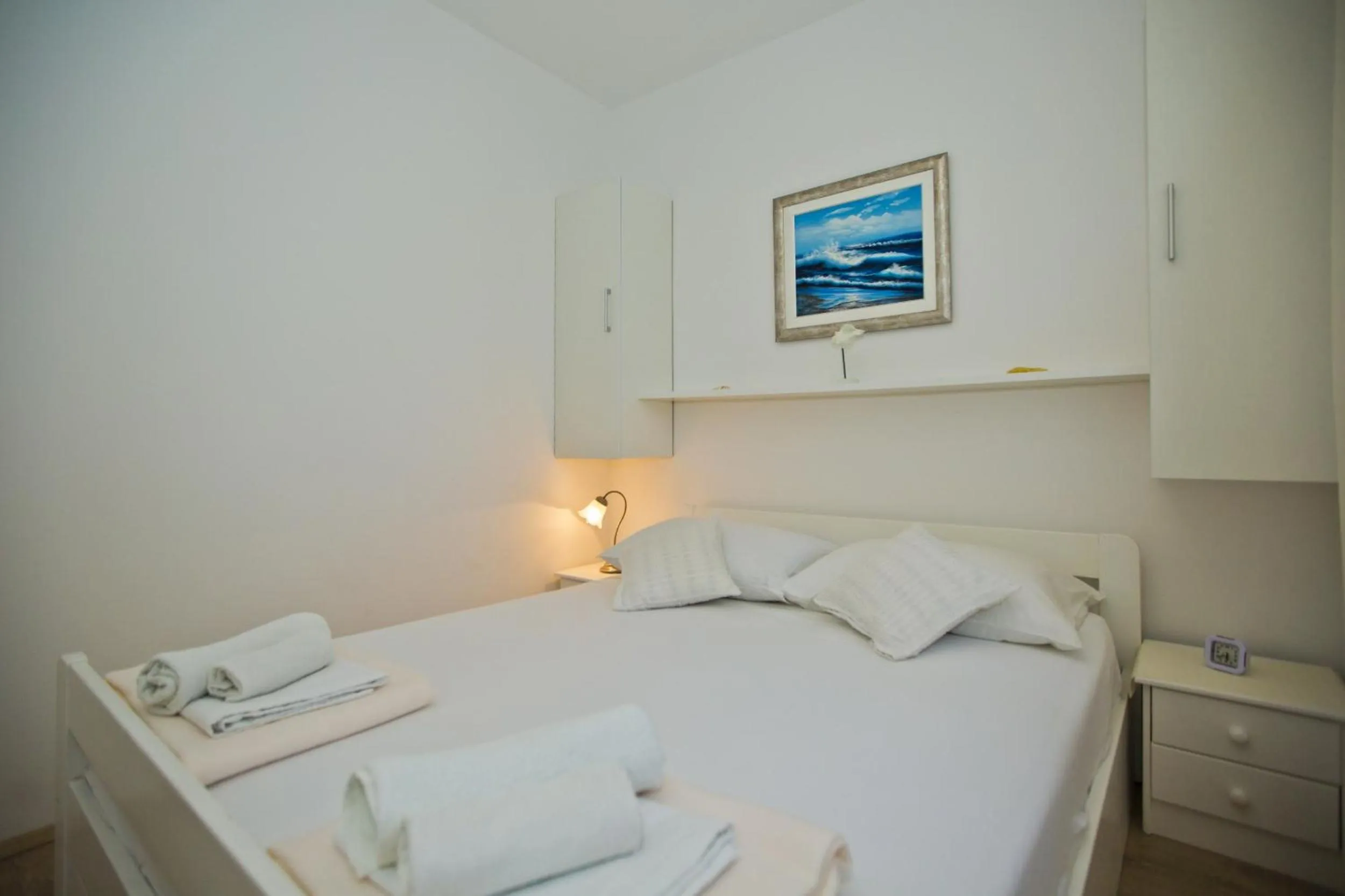 Bedroom, Bed in Hvar Port View apartment