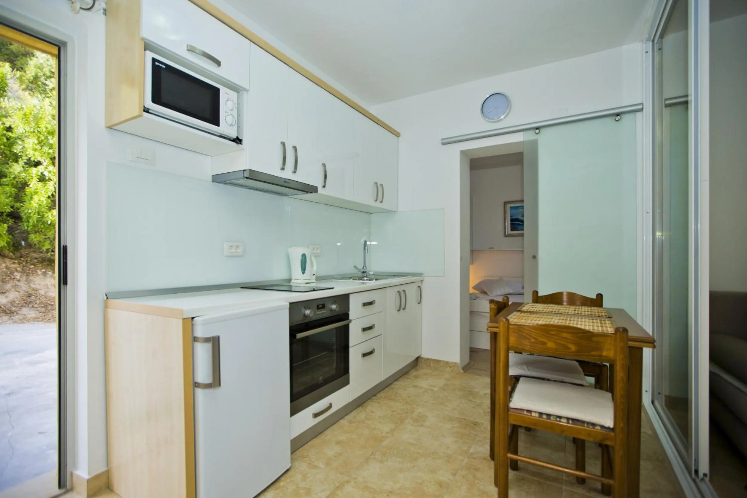 Kitchen or kitchenette in Hvar Port View apartment
