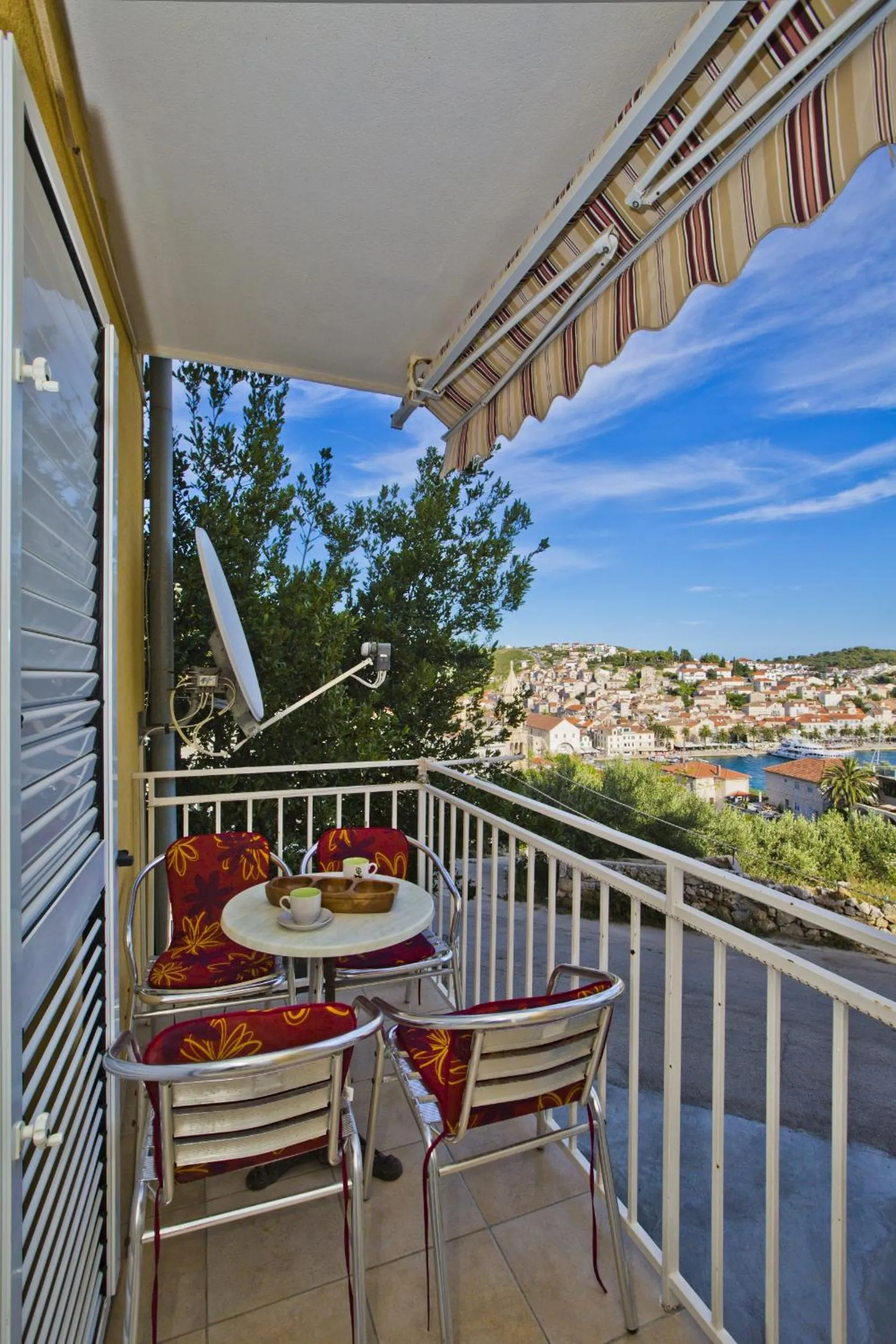 Balcony/Terrace in Hvar Port View apartment