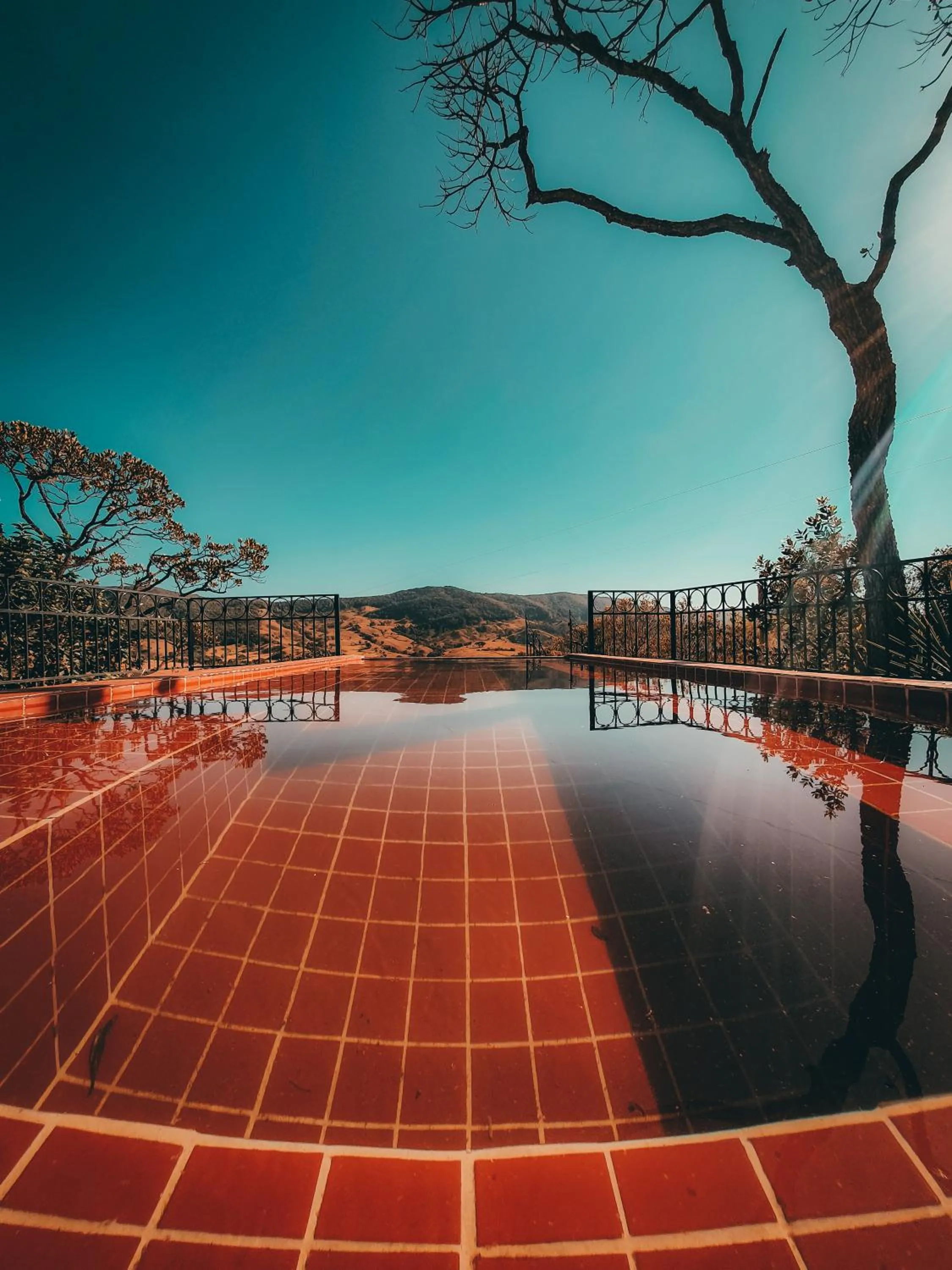 Pool view in Pousada Chalé da Montanha São Thomé das Letras