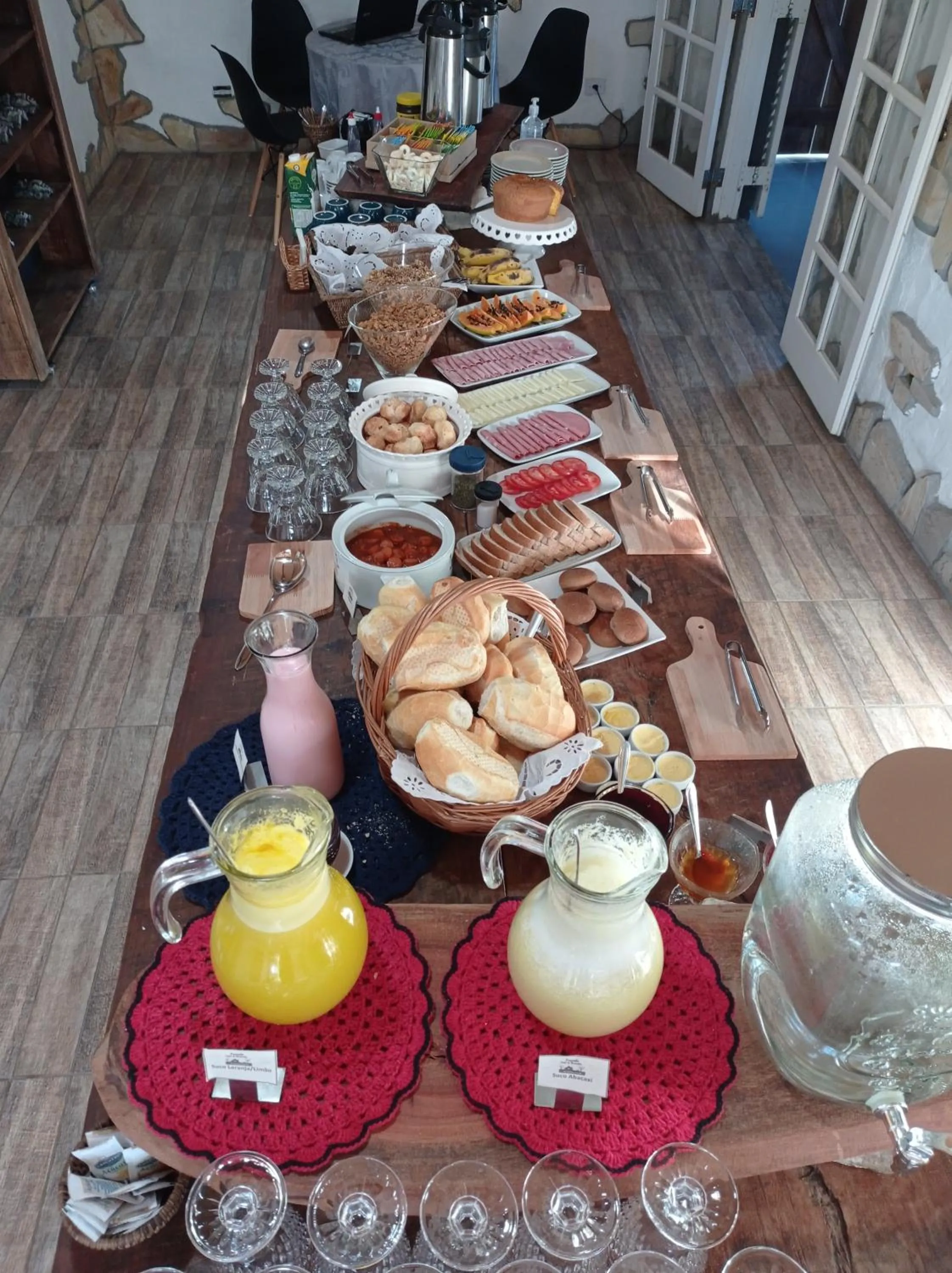 Breakfast in Pousada Chalé da Montanha São Thomé das Letras