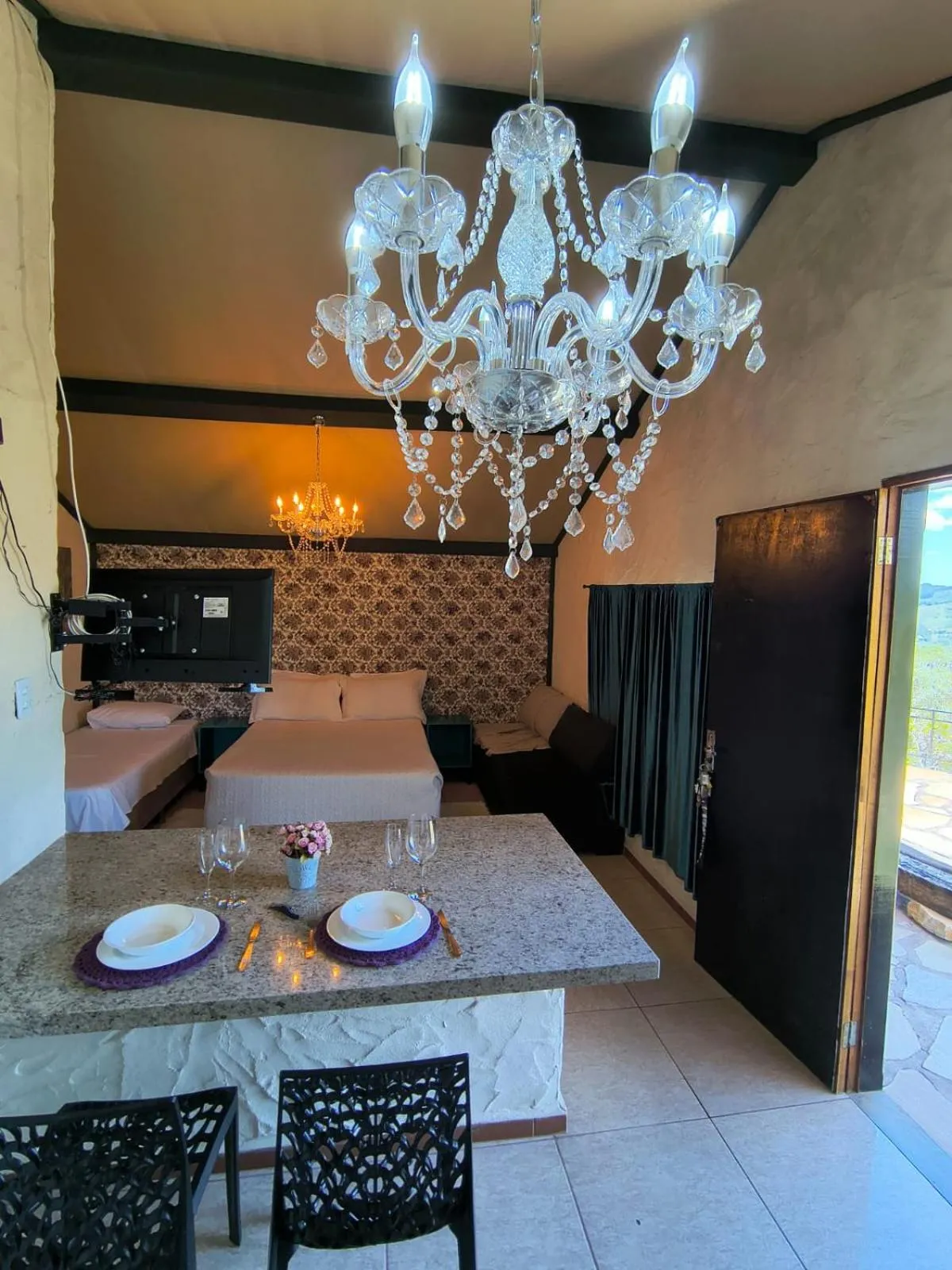 Bedroom in Pousada Chalé da Montanha São Thomé das Letras