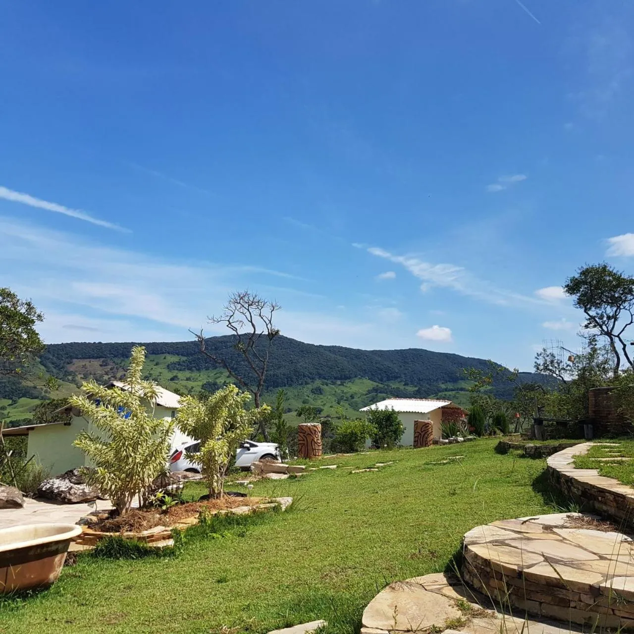 Garden in Pousada Chalé da Montanha São Thomé das Letras