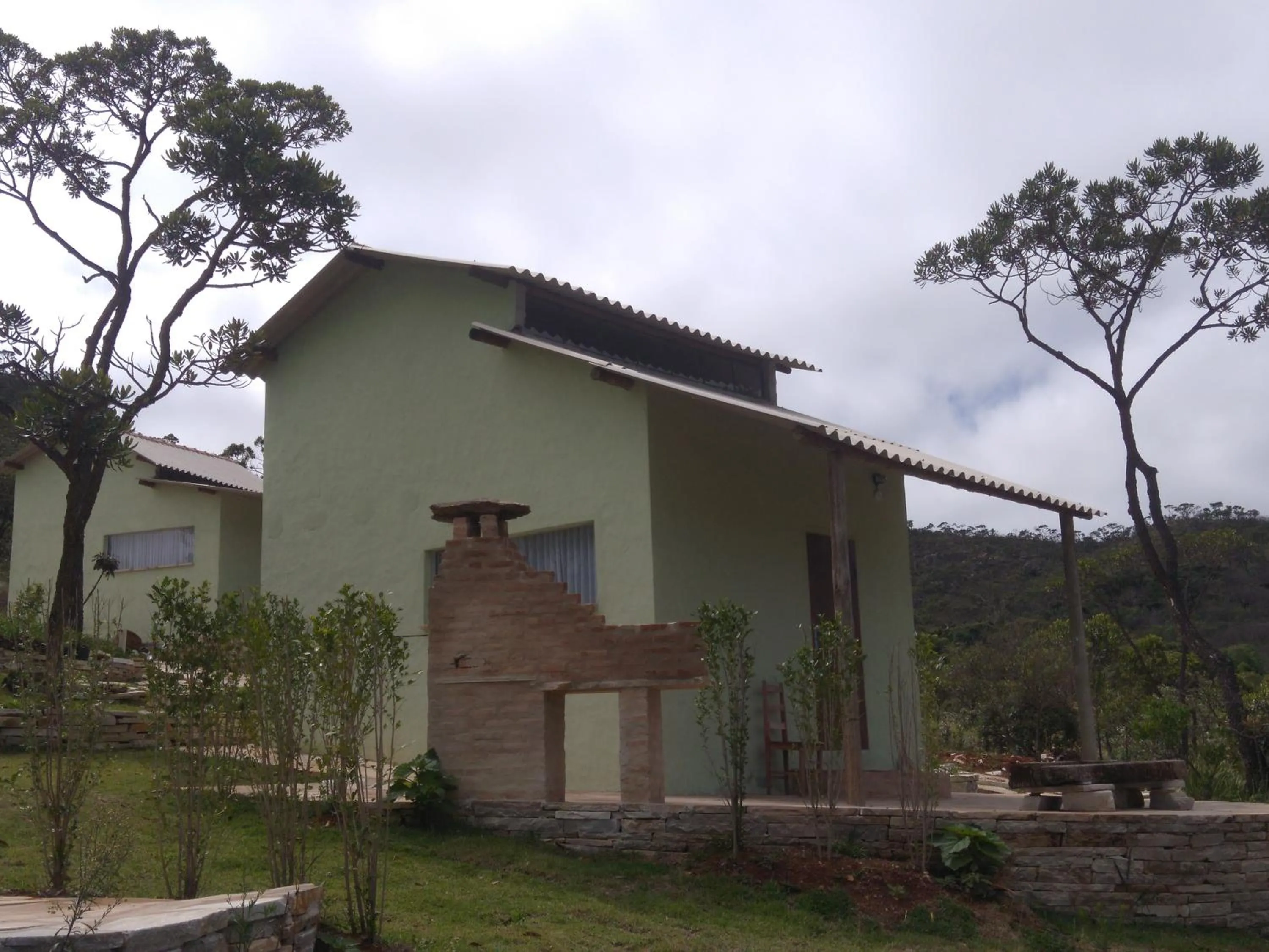 BBQ facilities in Pousada Chalé da Montanha São Thomé das Letras