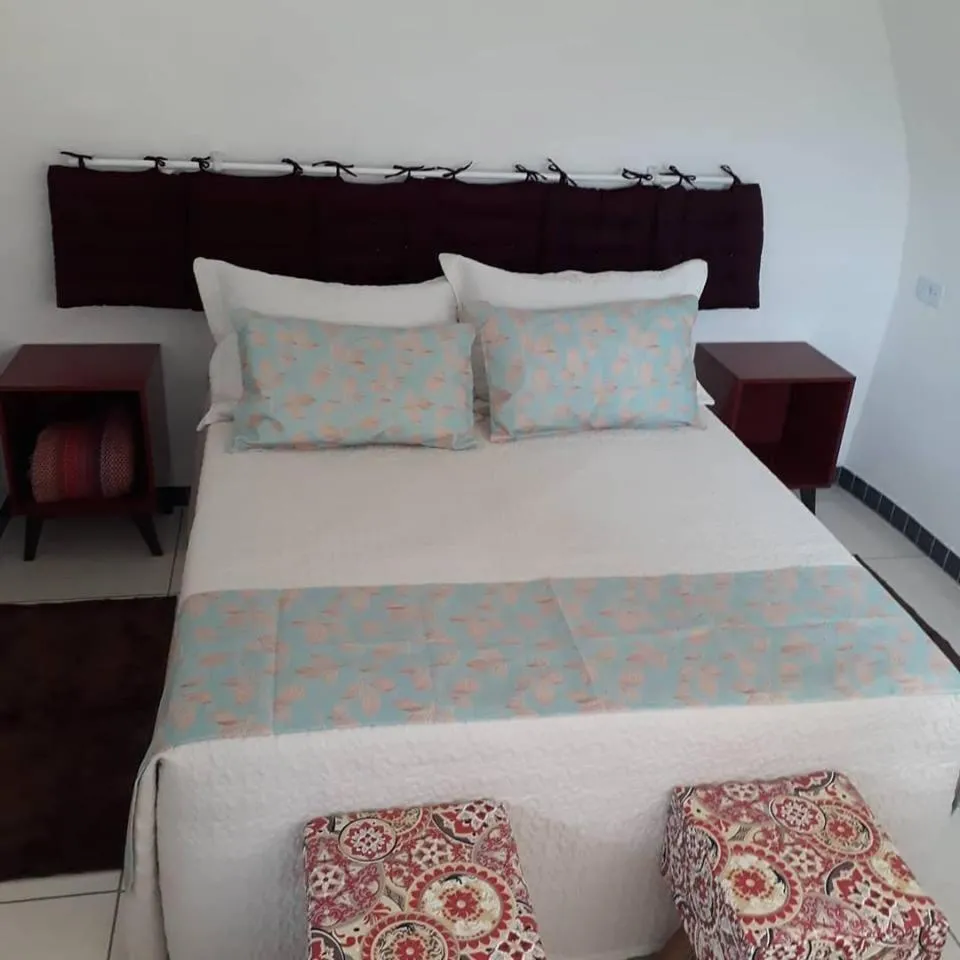 Bed in Pousada Chalé da Montanha São Thomé das Letras