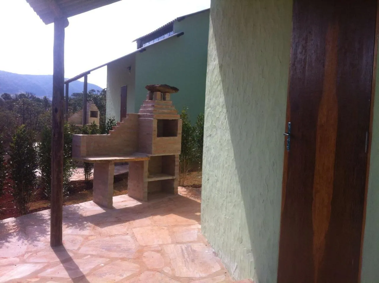 BBQ facilities in Pousada Chalé da Montanha São Thomé das Letras
