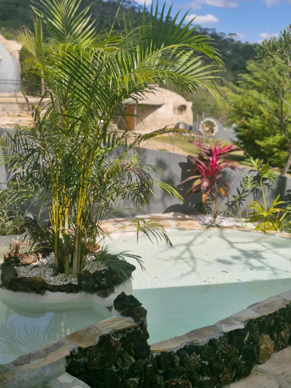 Garden in Pousada Chalé da Montanha São Thomé das Letras