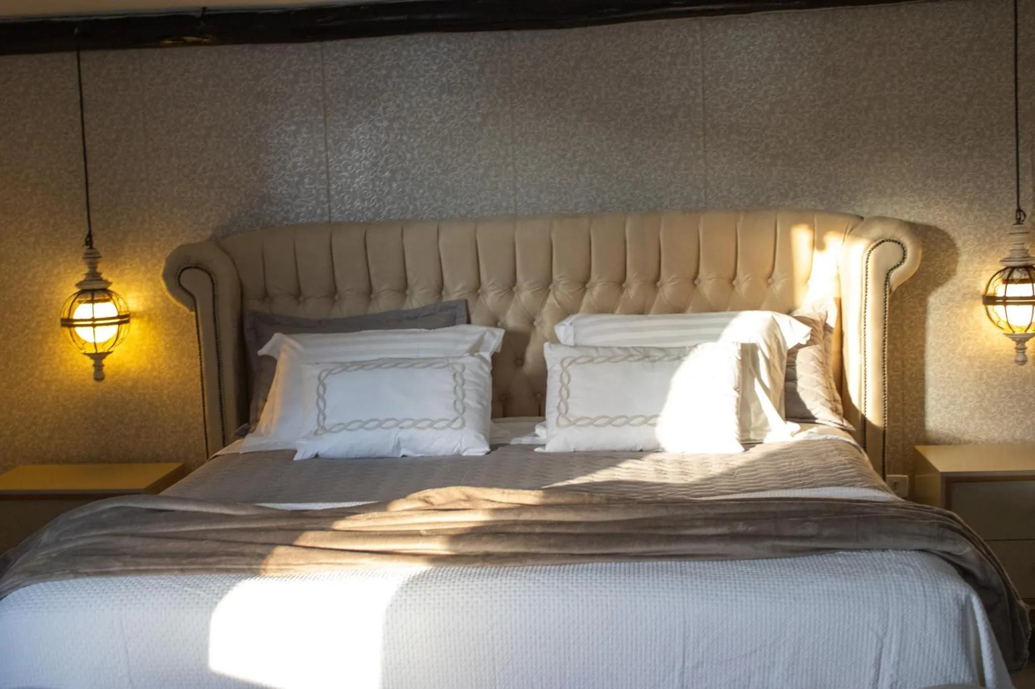 Bed in Pousada Chalé da Montanha São Thomé das Letras