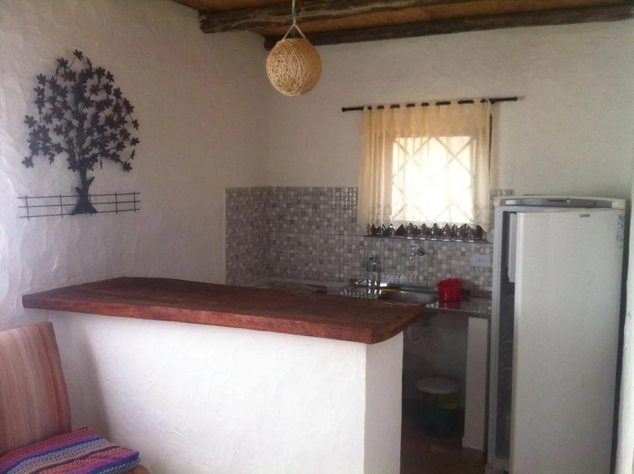 Kitchen or kitchenette in Pousada Chalé da Montanha São Thomé das Letras