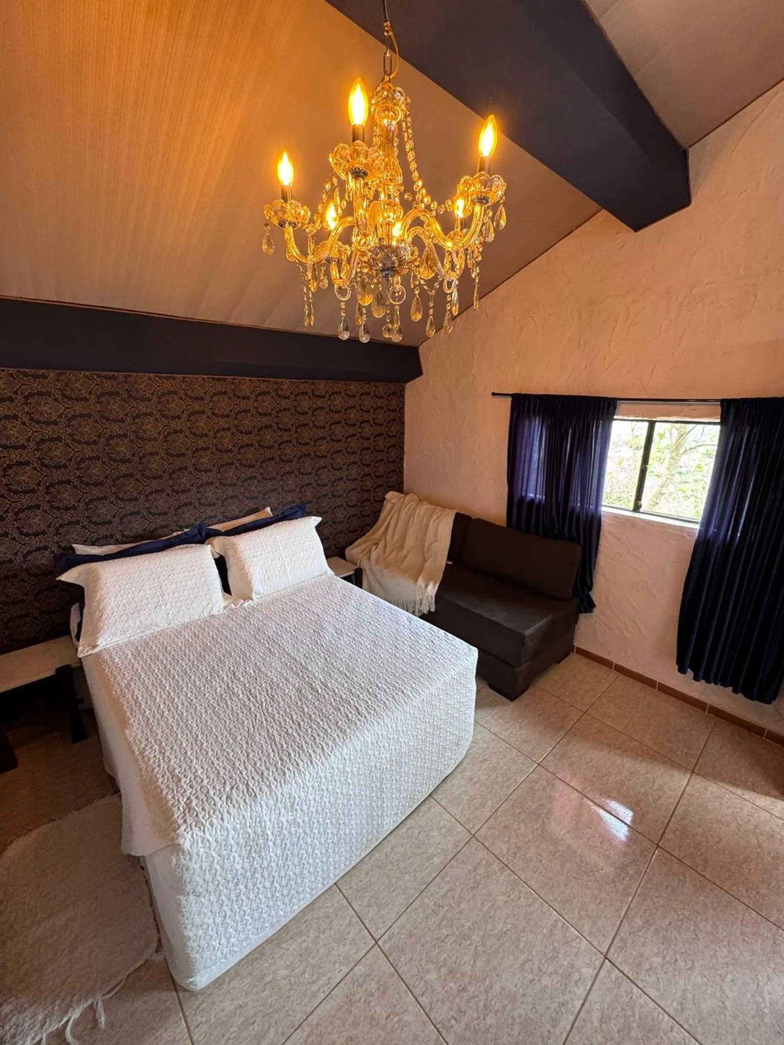 Bed in Pousada Chalé da Montanha São Thomé das Letras