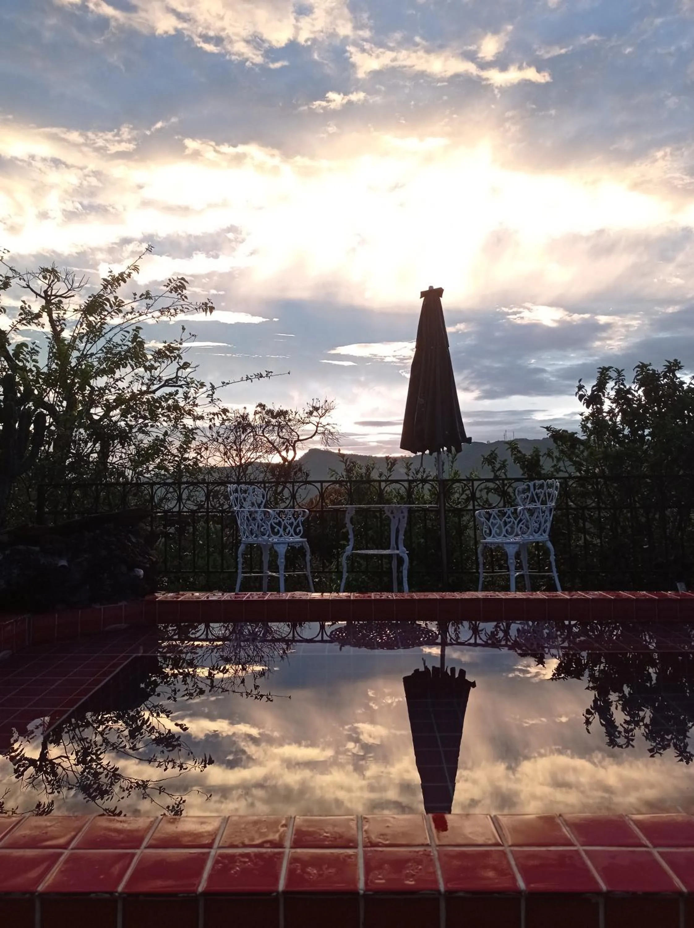 Pool view in Pousada Chalé da Montanha São Thomé das Letras