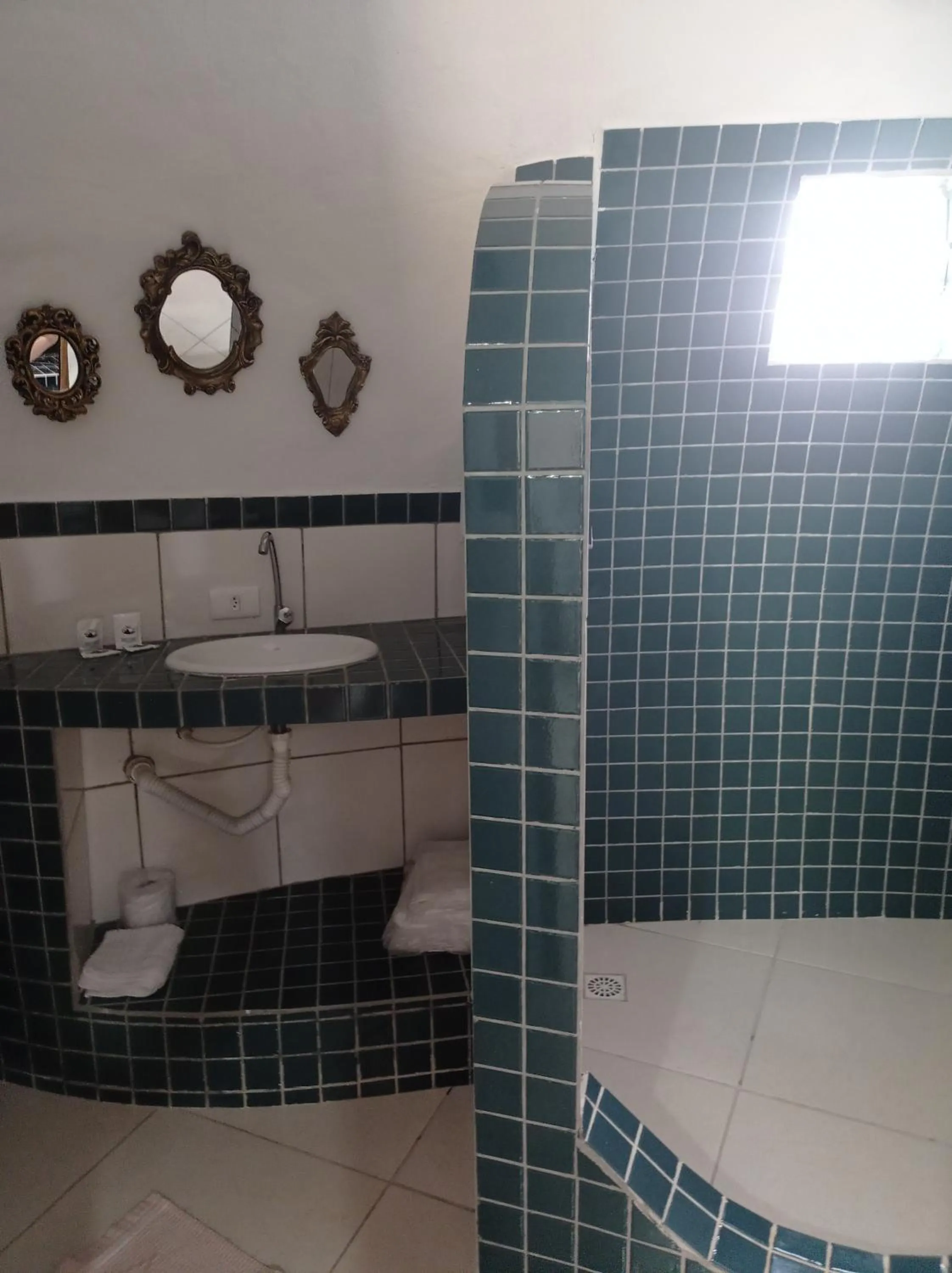 Shower in Pousada Chalé da Montanha São Thomé das Letras