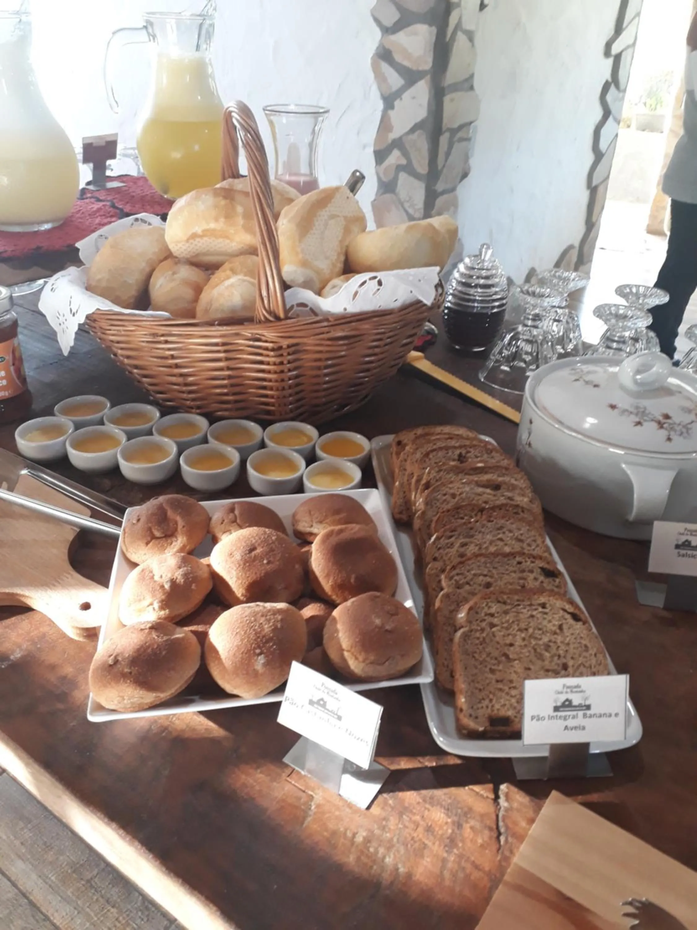 Breakfast in Pousada Chalé da Montanha São Thomé das Letras