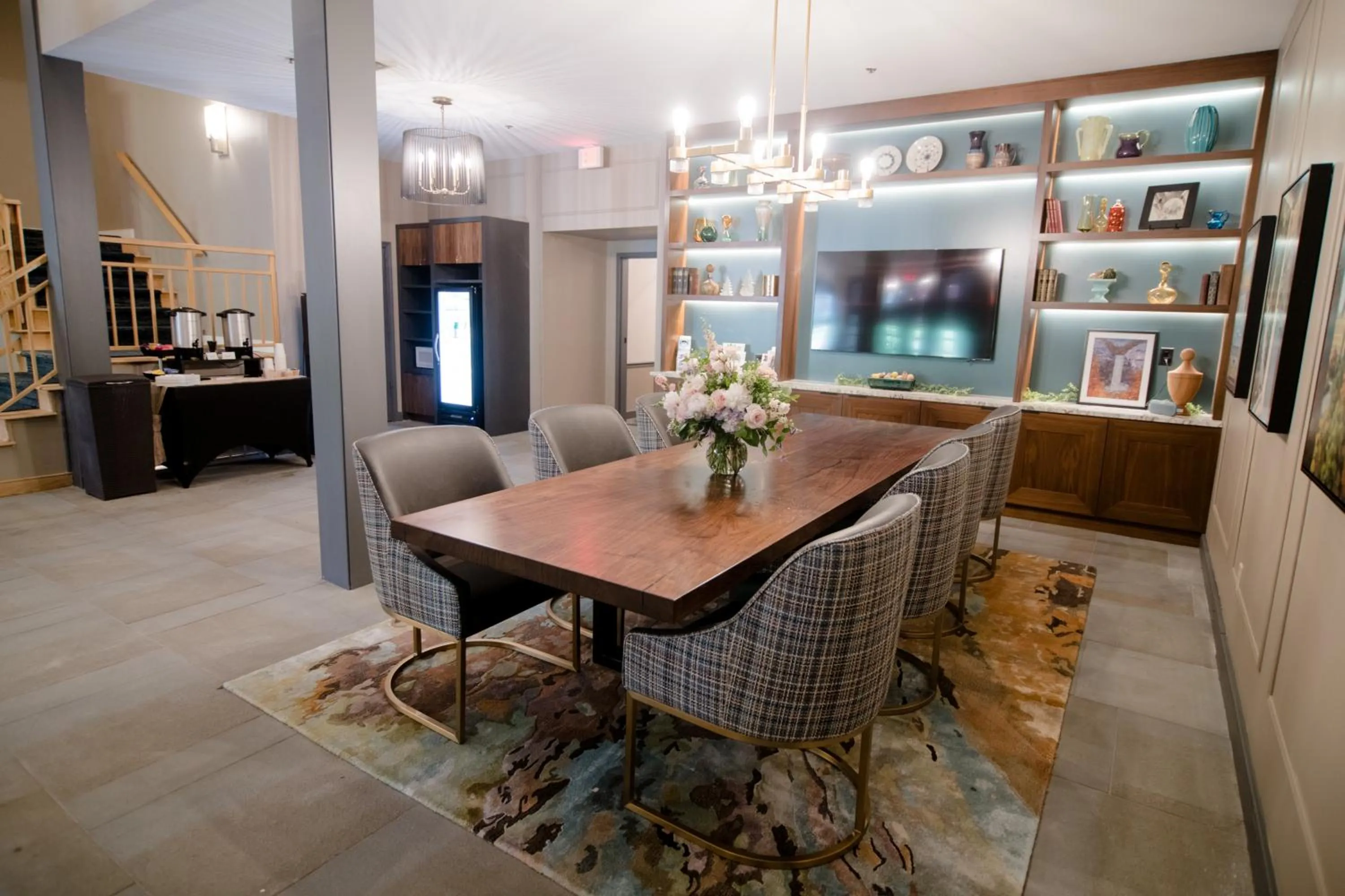 Lobby or reception in La Tourelle Inn & Spa