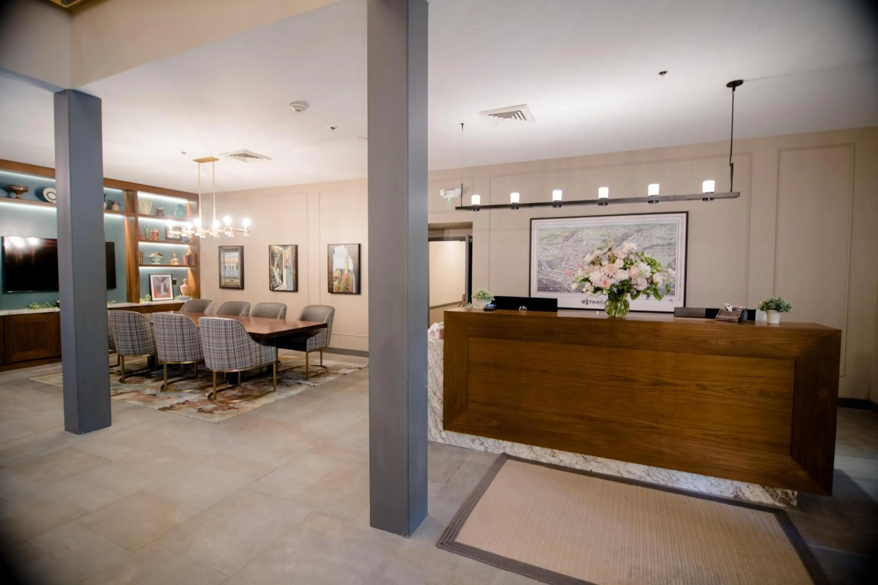 Lobby or reception in La Tourelle Inn & Spa