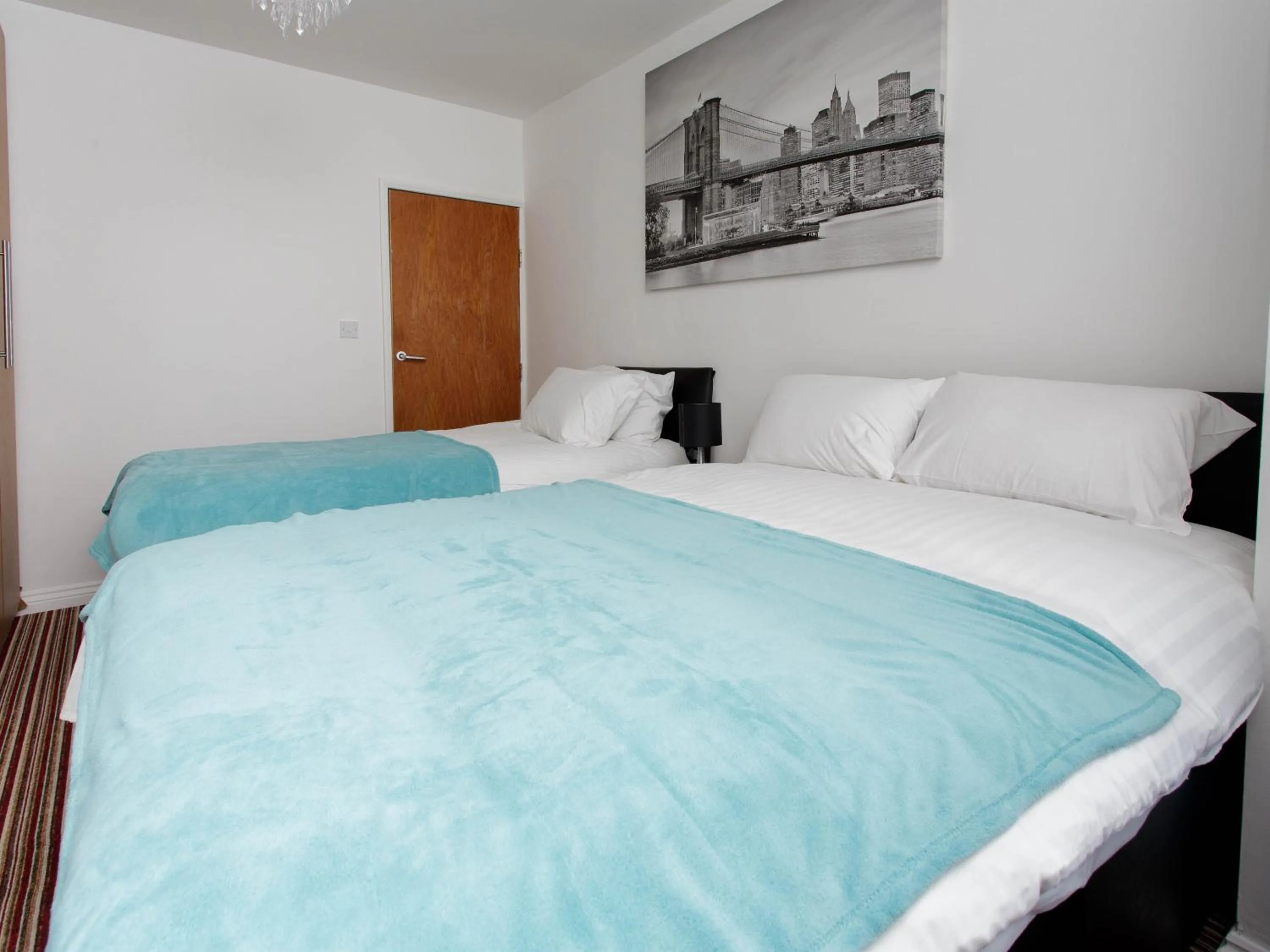 Bedroom in Ruth Apartments