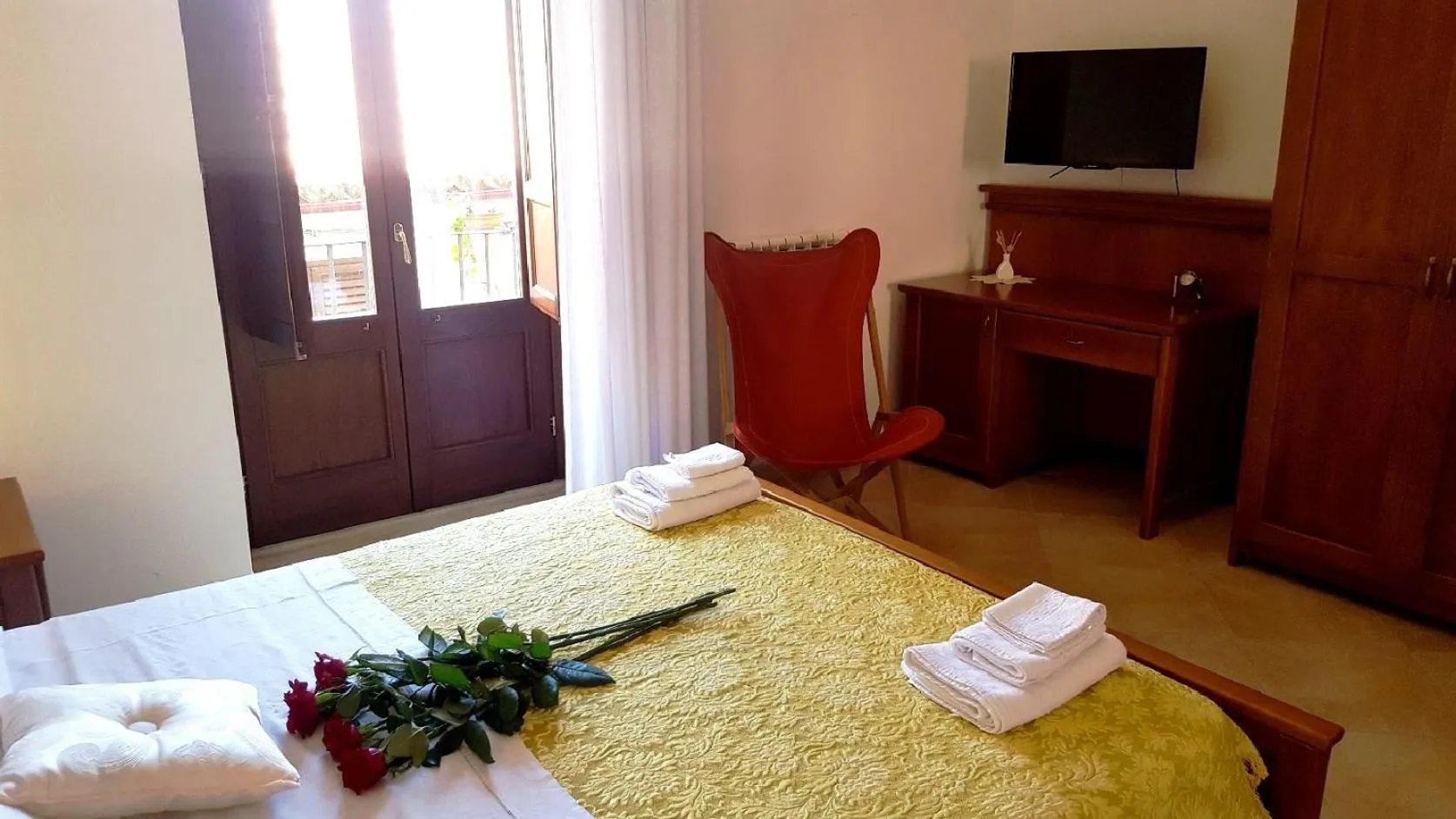 Bed in Palazzo Zimatore Residenza D'Epoca