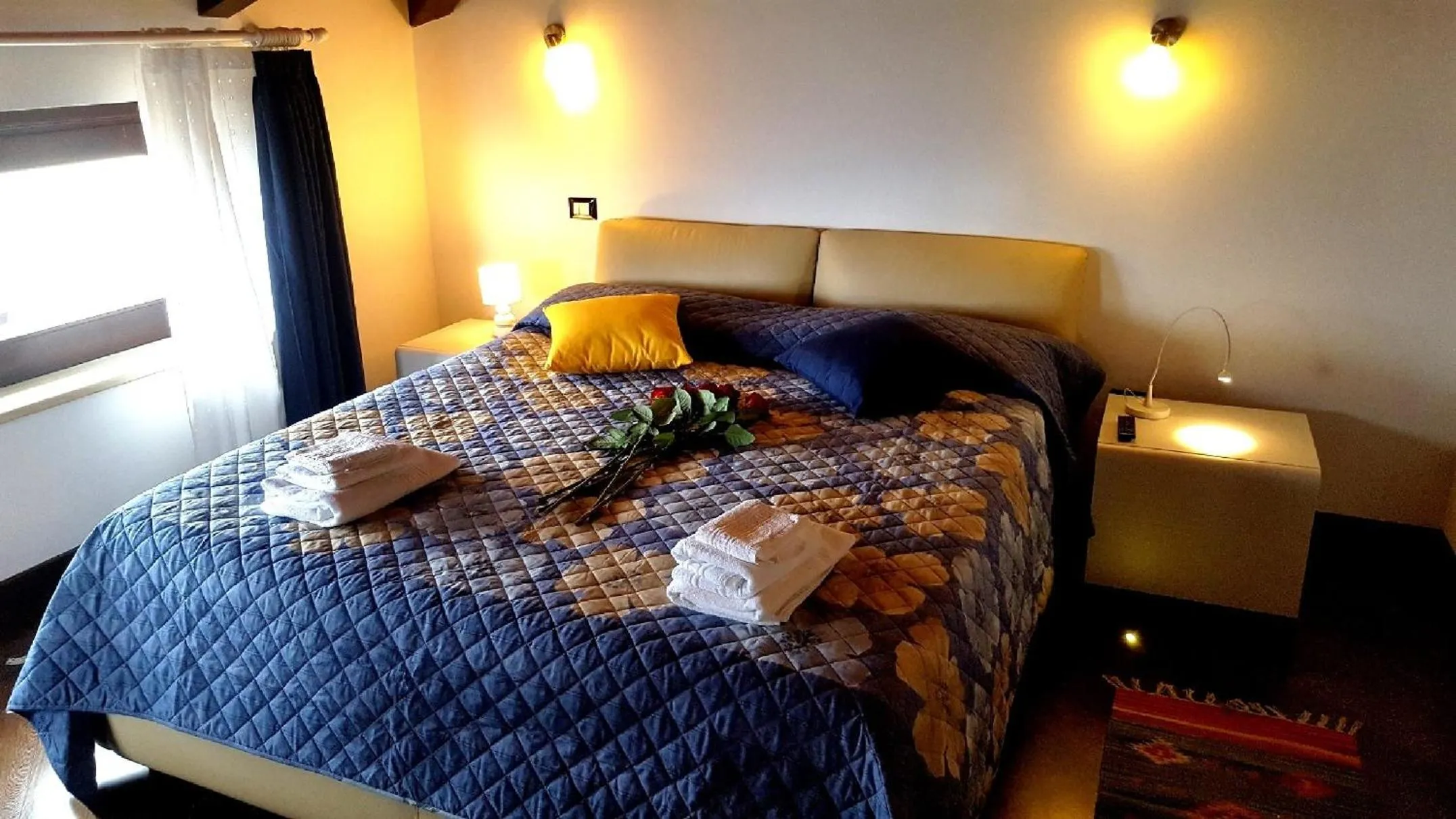 Bed in Palazzo Zimatore Residenza D'Epoca