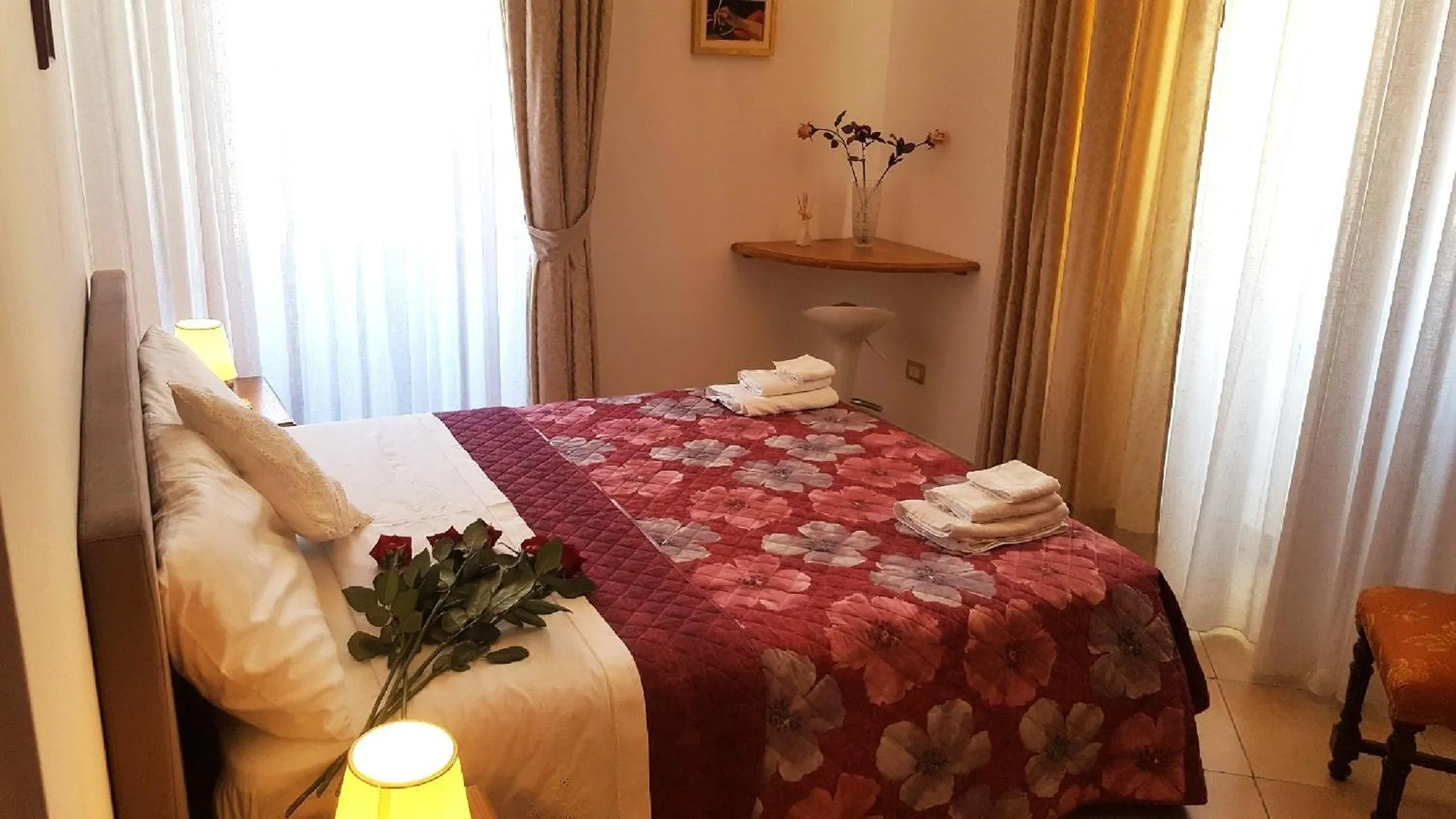 Bed in Palazzo Zimatore Residenza D'Epoca