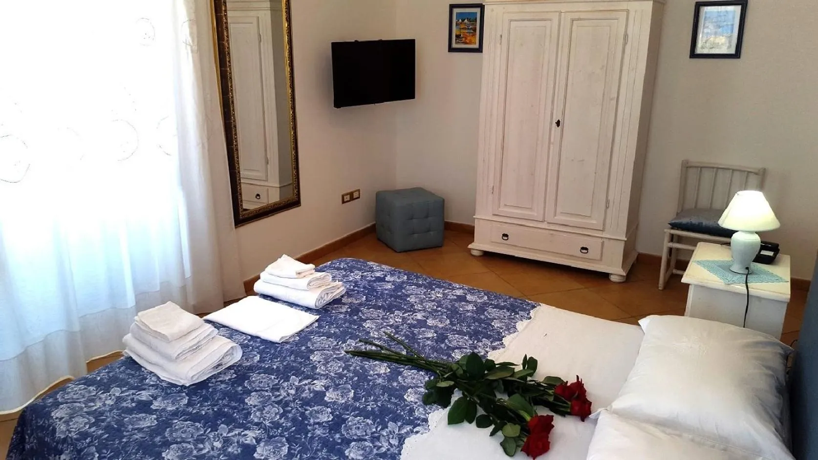 Bed in Palazzo Zimatore Residenza D'Epoca