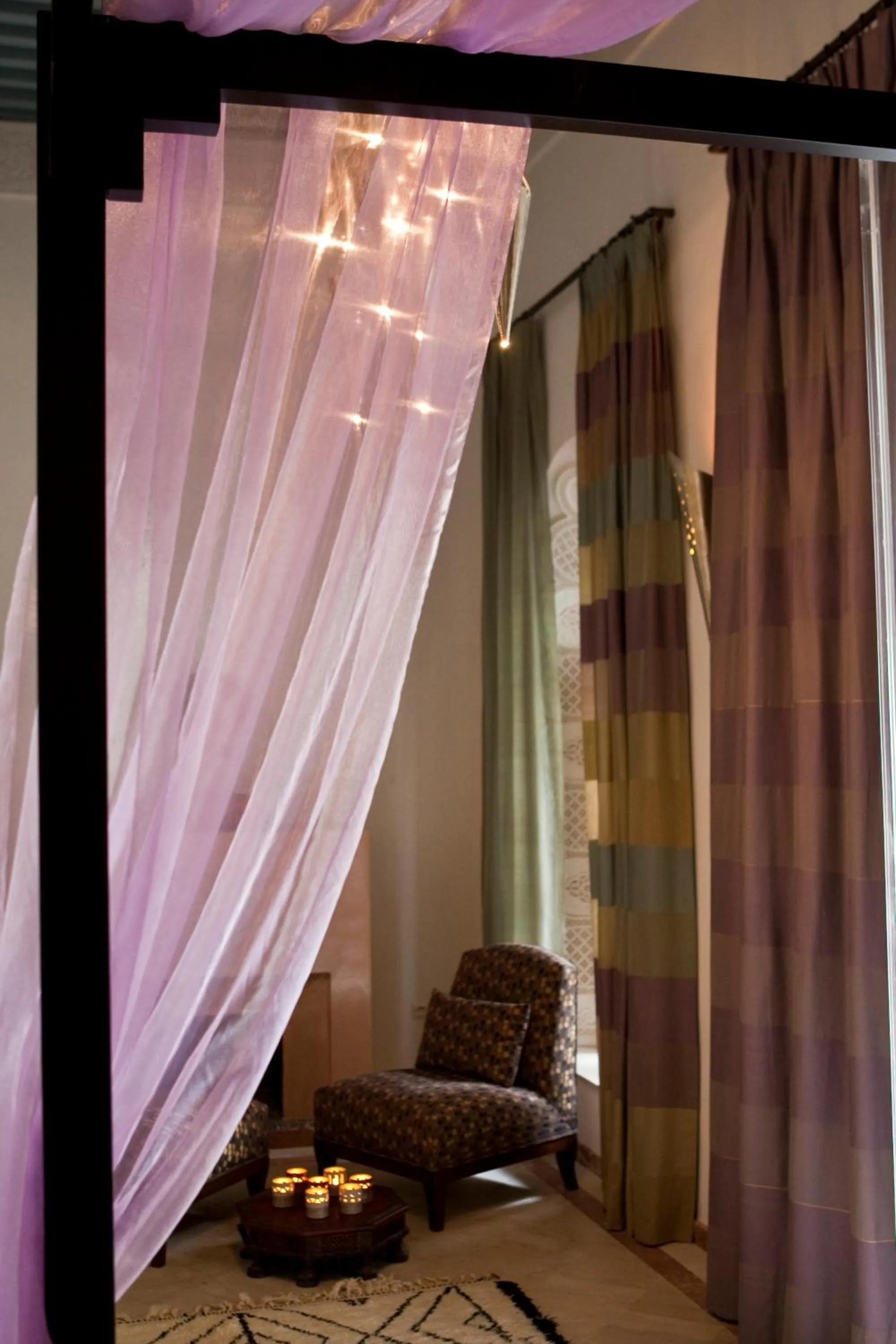 Seating area in Riad Siwan