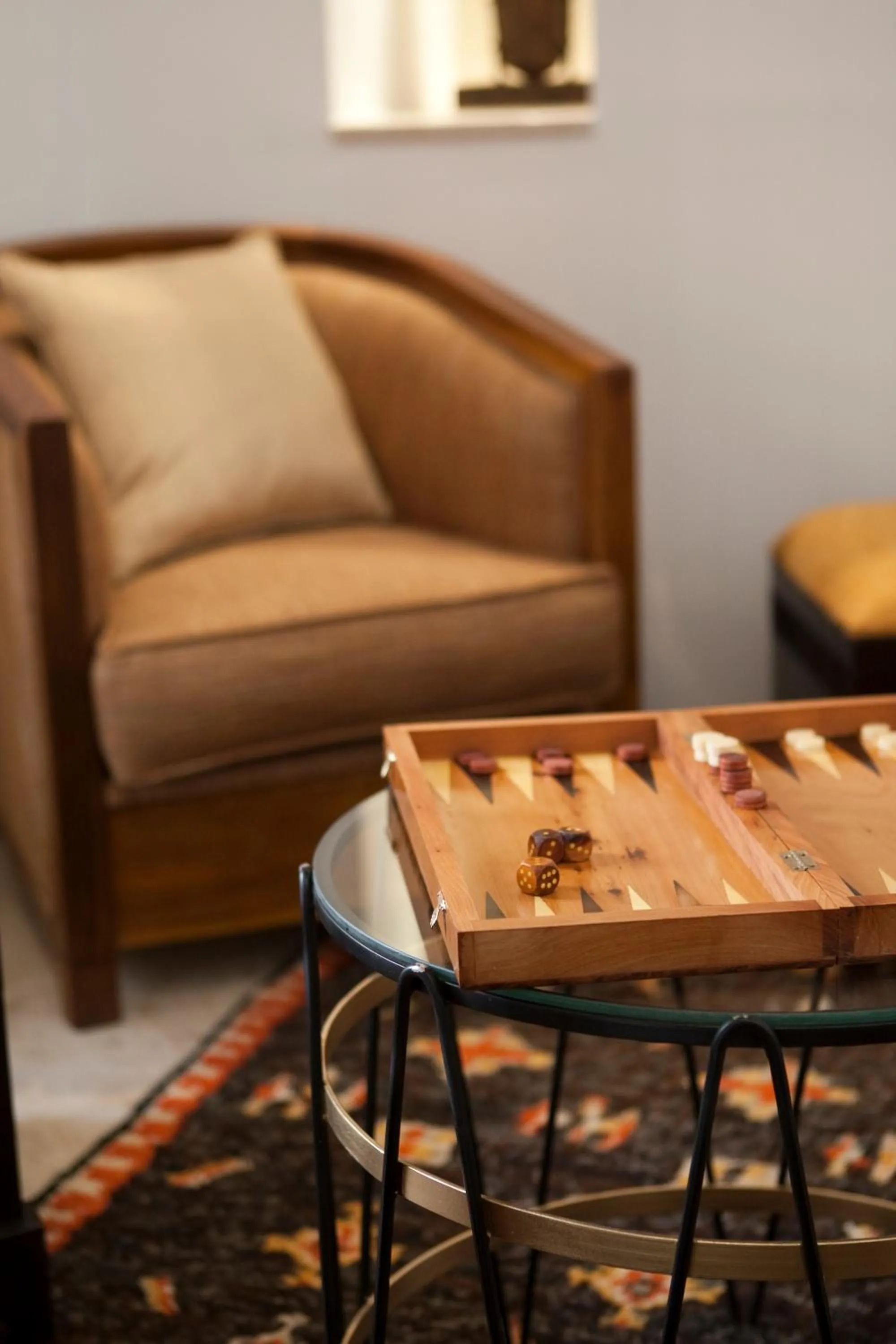 Communal lounge/ TV room in Riad Siwan