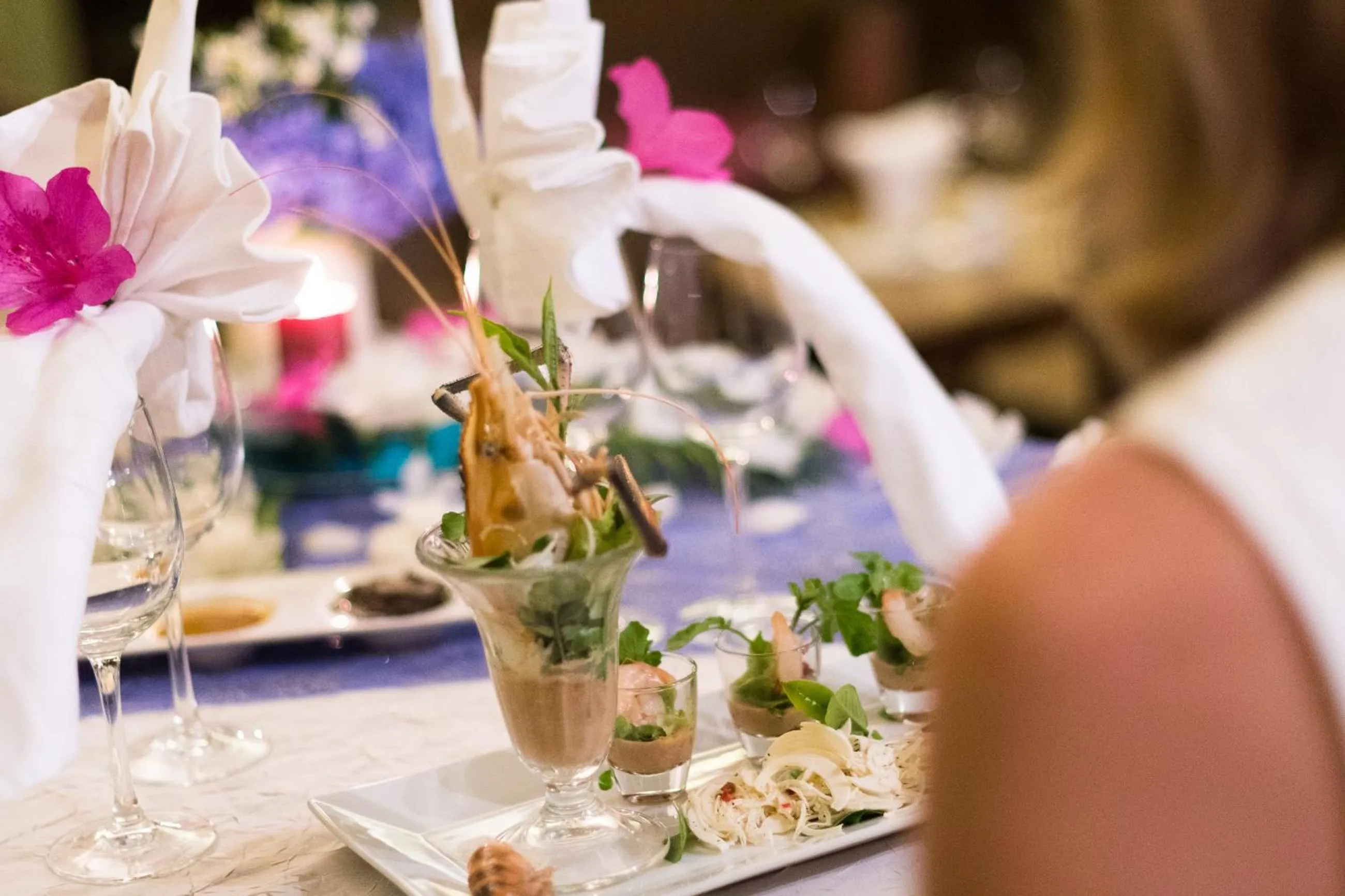 Restaurant/places to eat in Bubble Lodge Bois Chéri Plantation