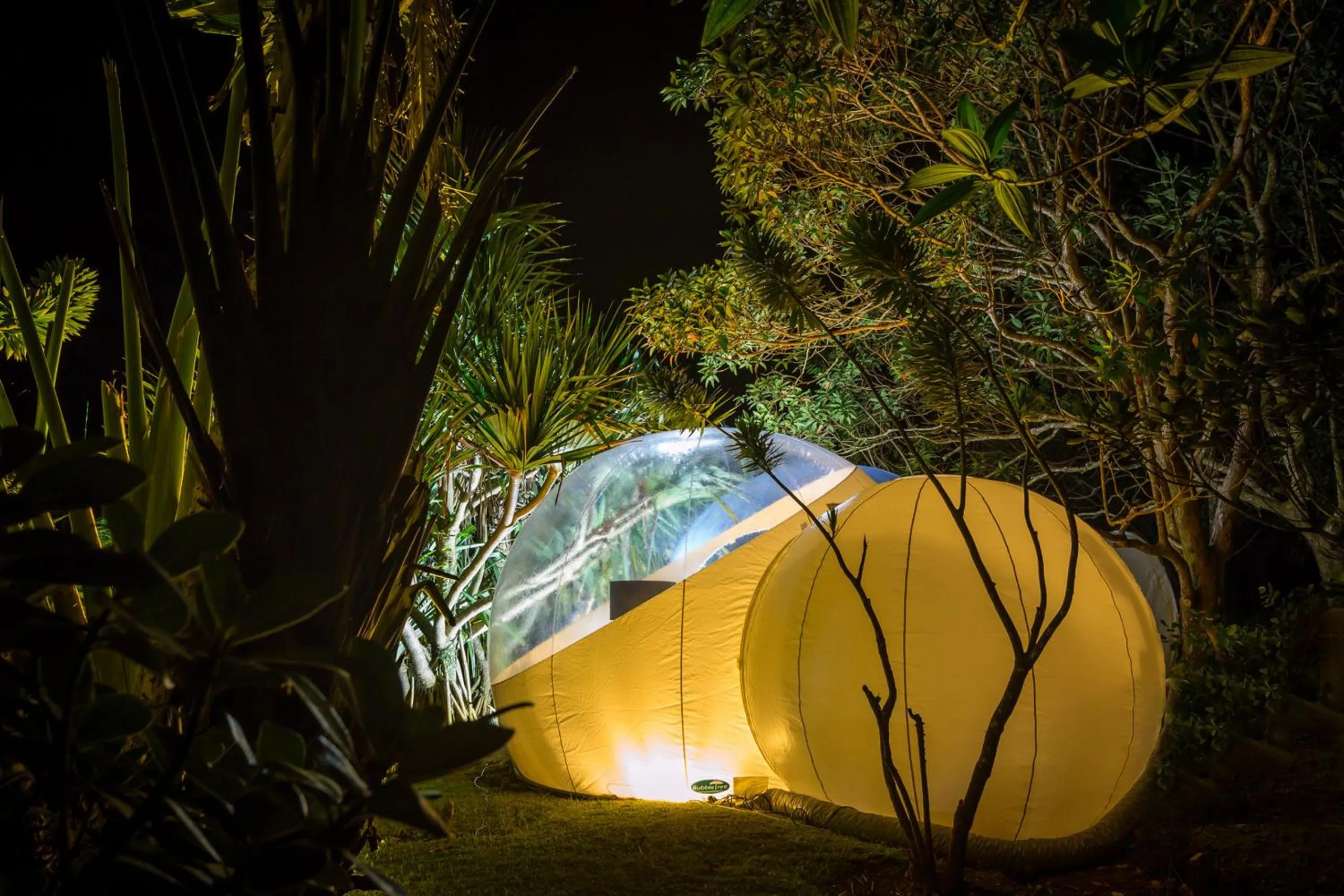 Photo of the whole room in Bubble Lodge Bois Chéri Plantation