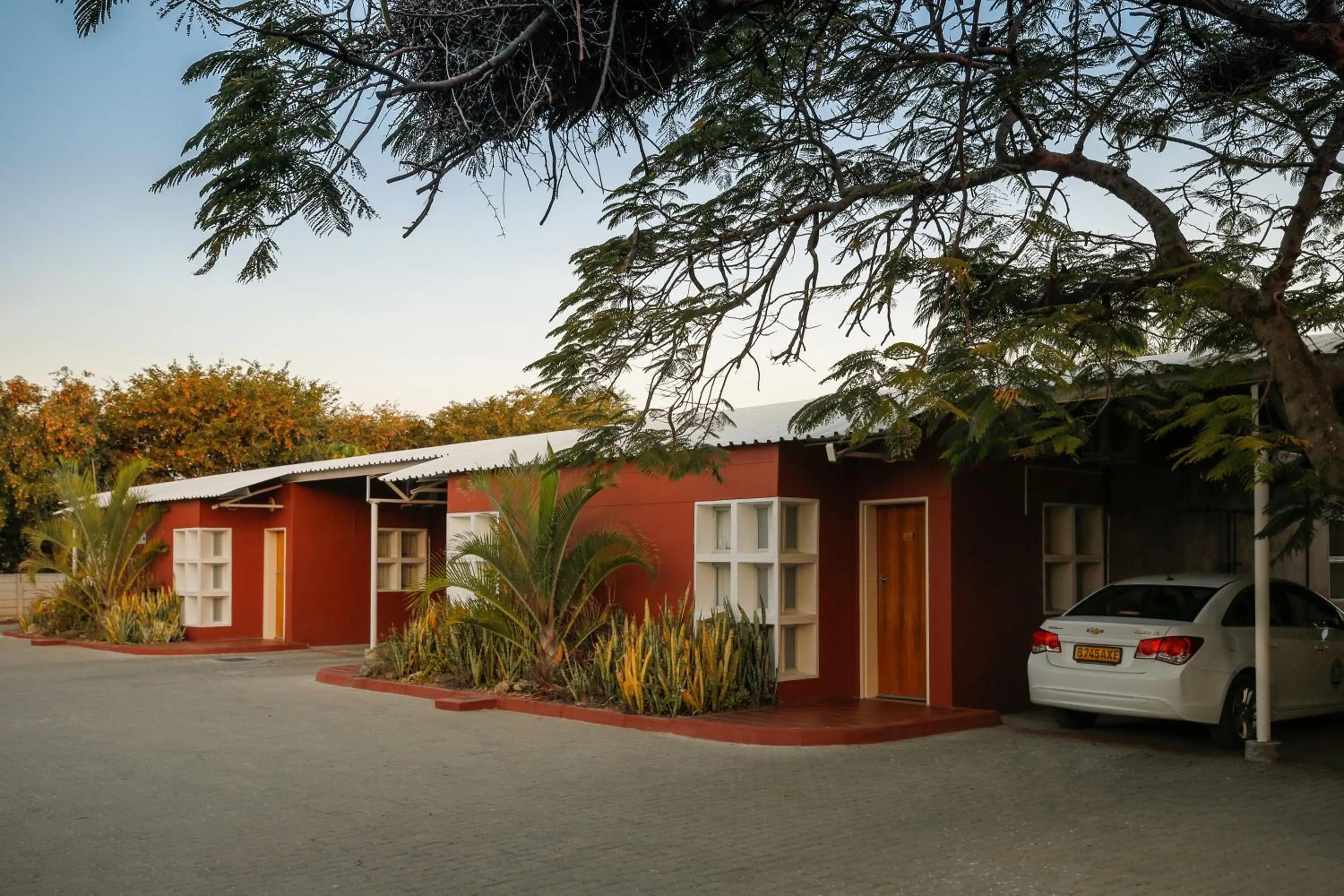 Decorative detail in Mokoro Lodge