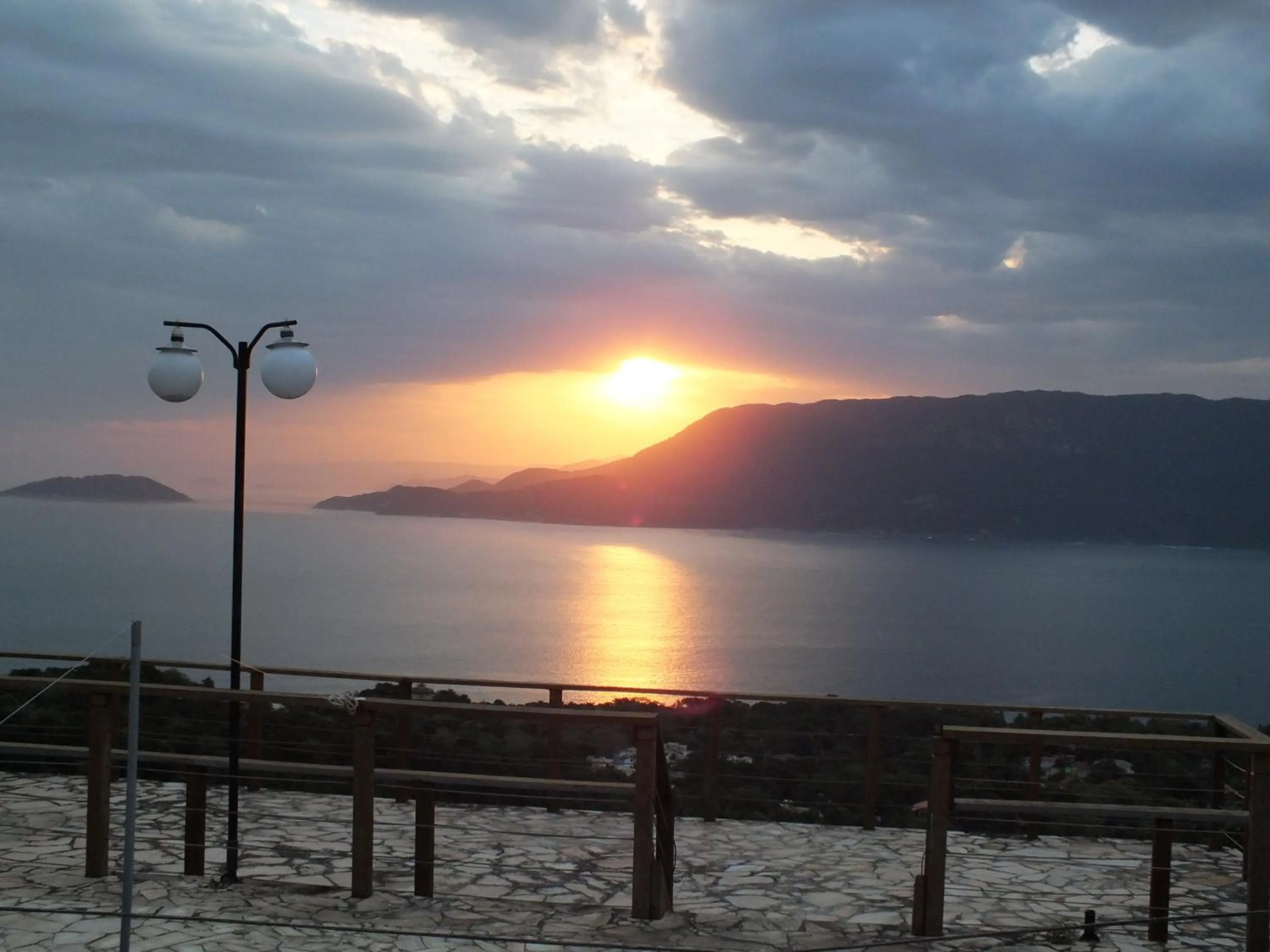 Sunset in Pousada Mirante Ilhabela