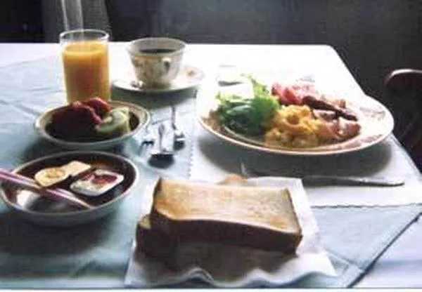 Food close-up in Shinseto Station Hotel