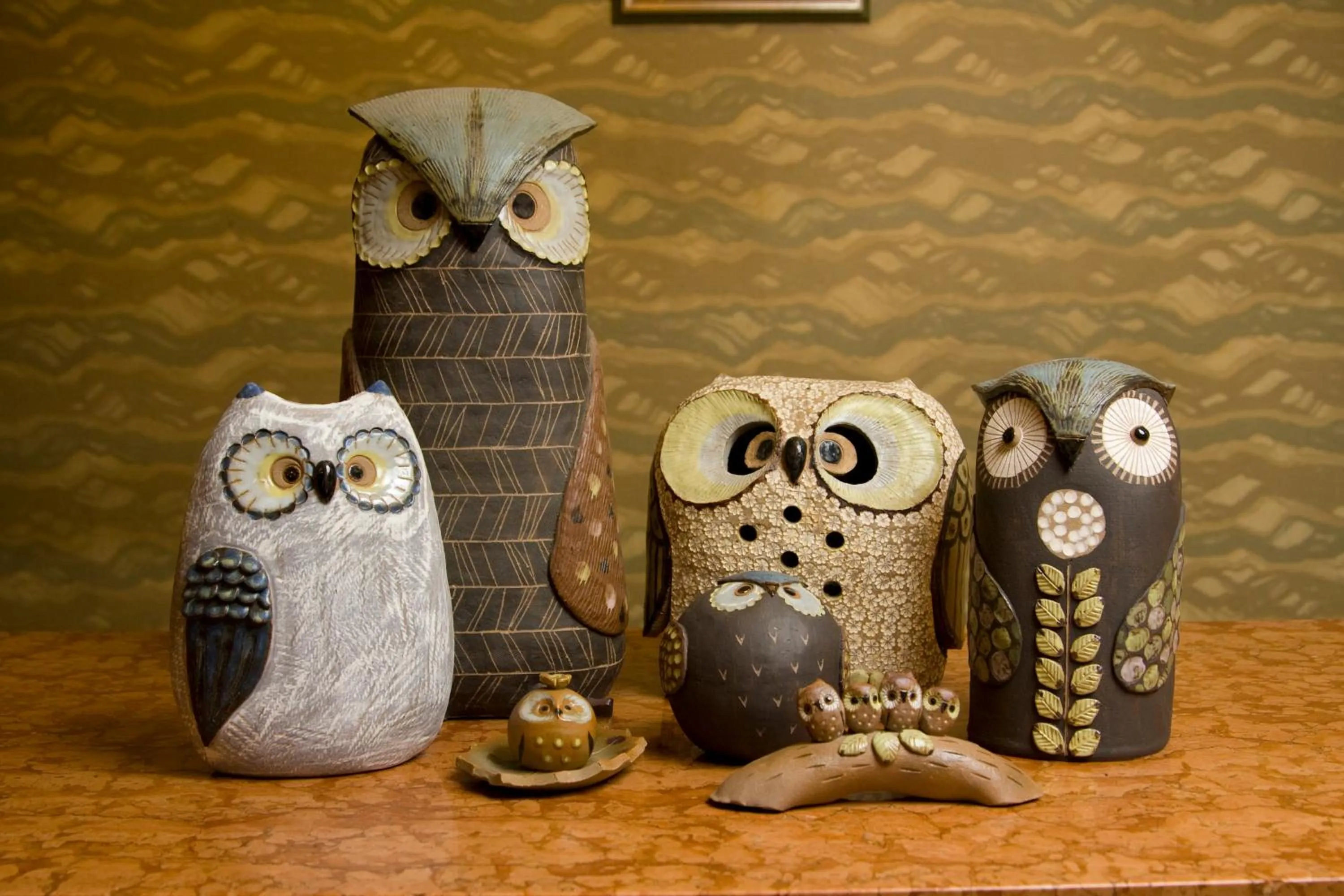 Decorative detail in Shinseto Station Hotel