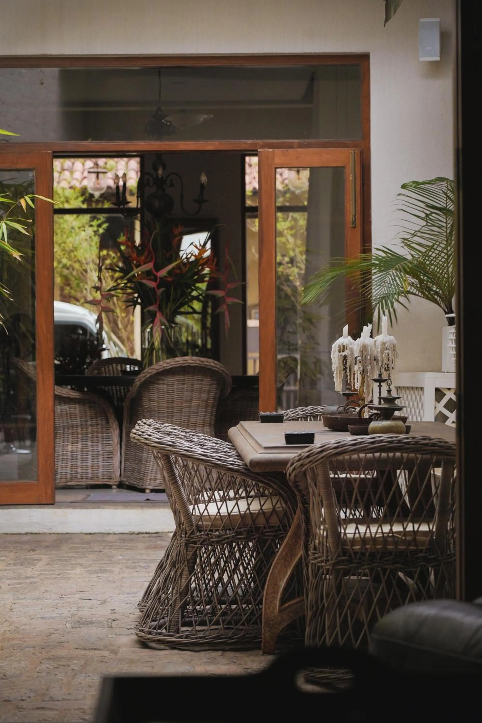 Inner courtyard view in Church Street Townhouse