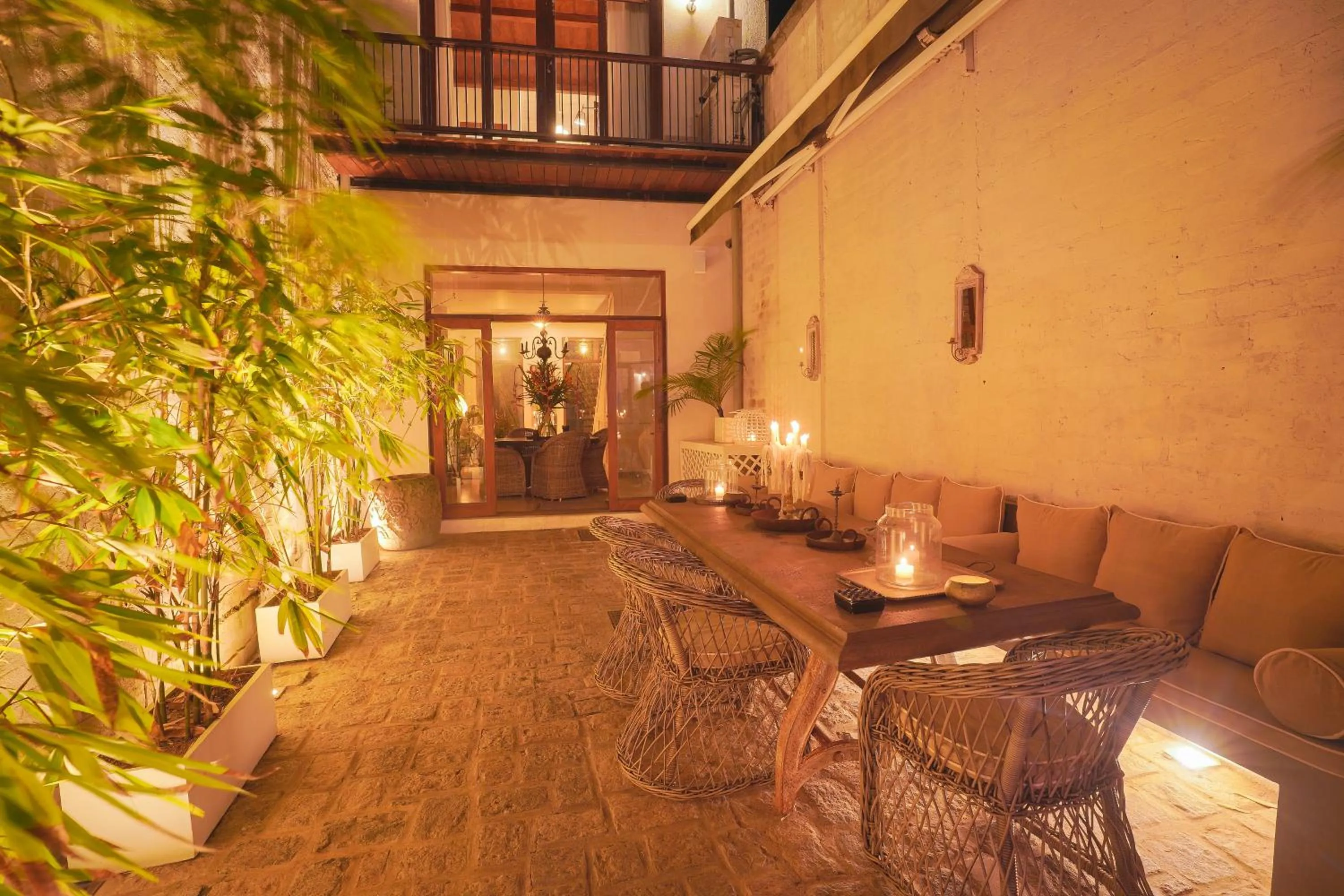 Inner courtyard view in Church Street Townhouse