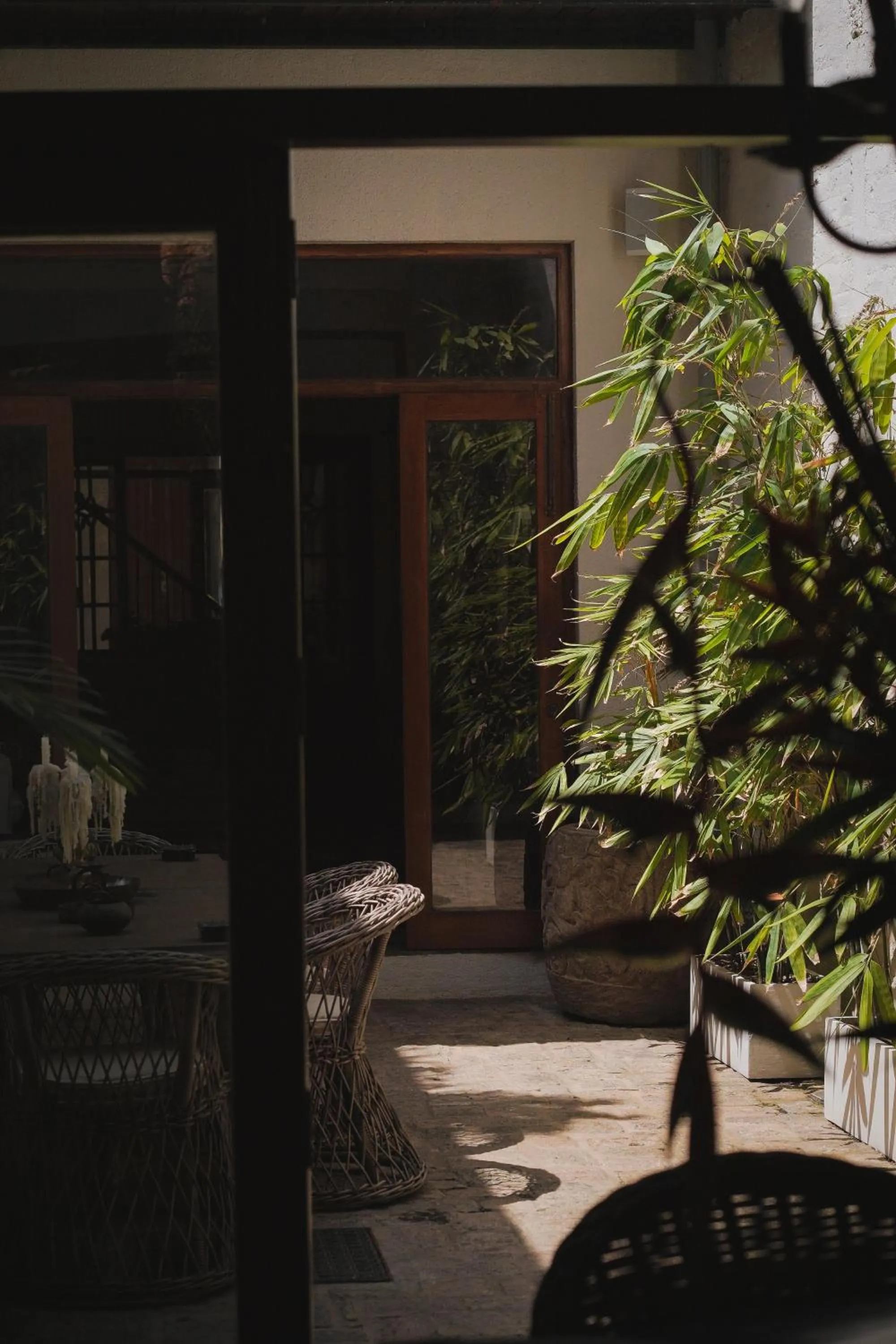 Inner courtyard view in Church Street Townhouse