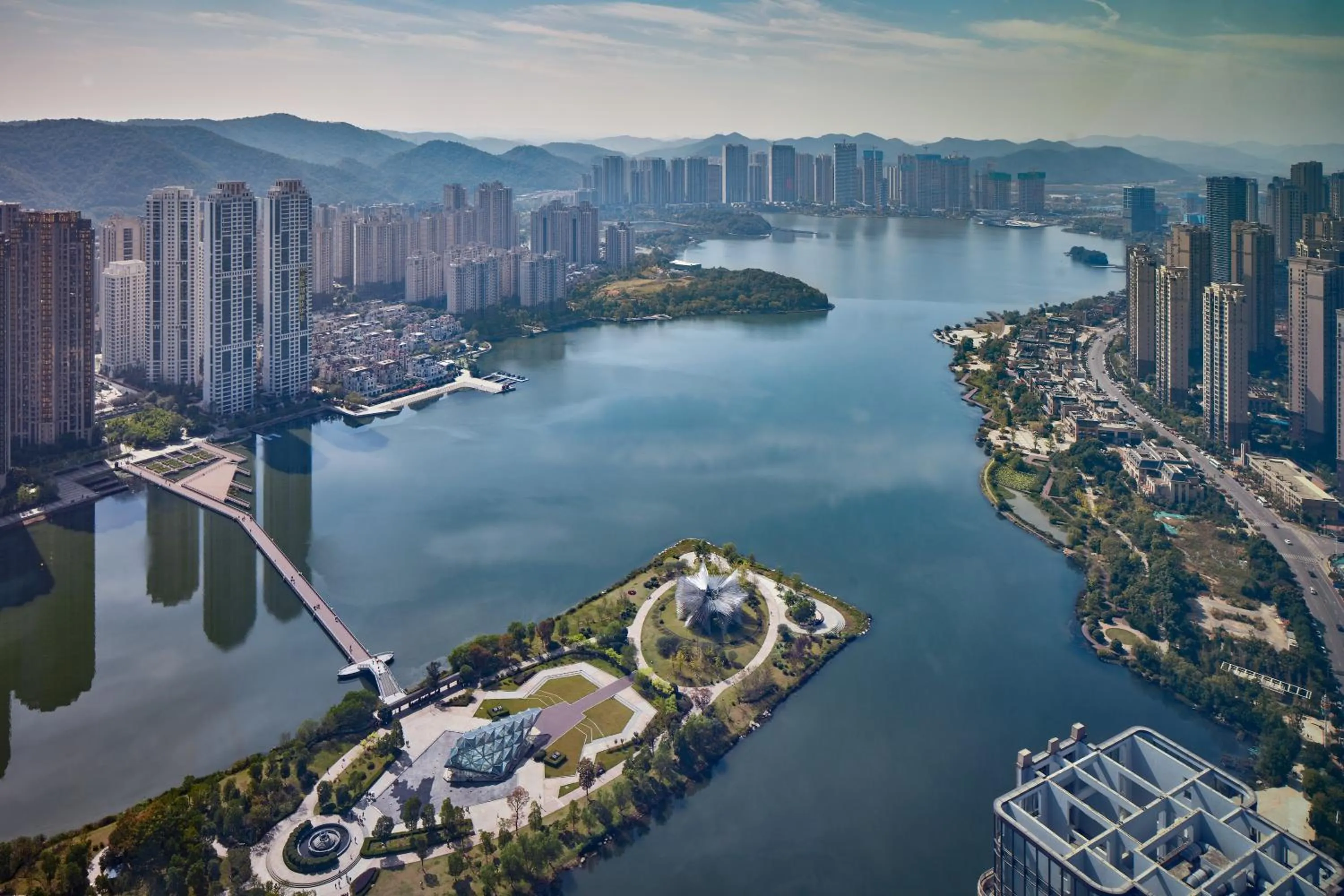 Property building in Meixi Lake Hotel, a Luxury Collection Hotel, Changsha