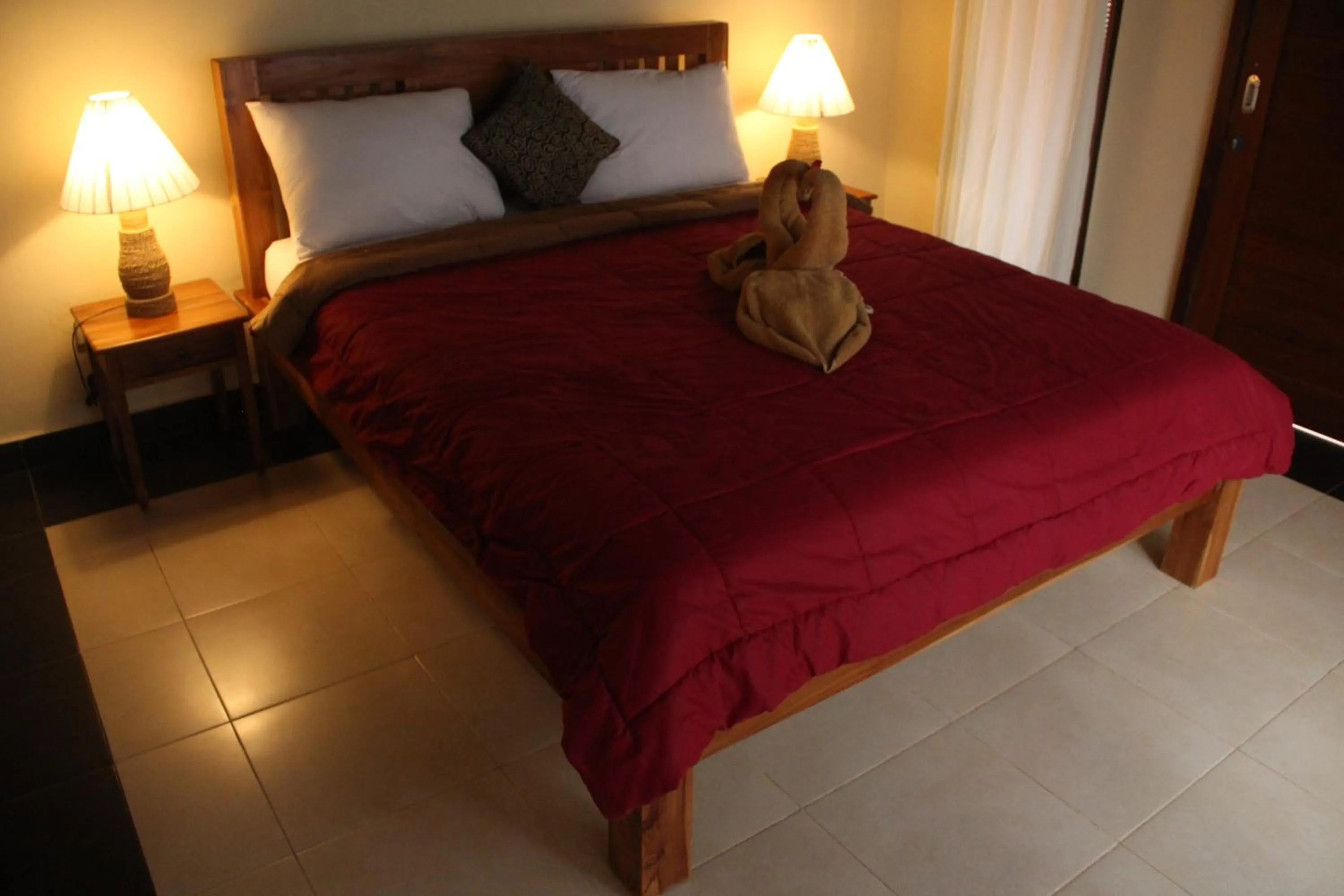 Bed in Ary House Ubud