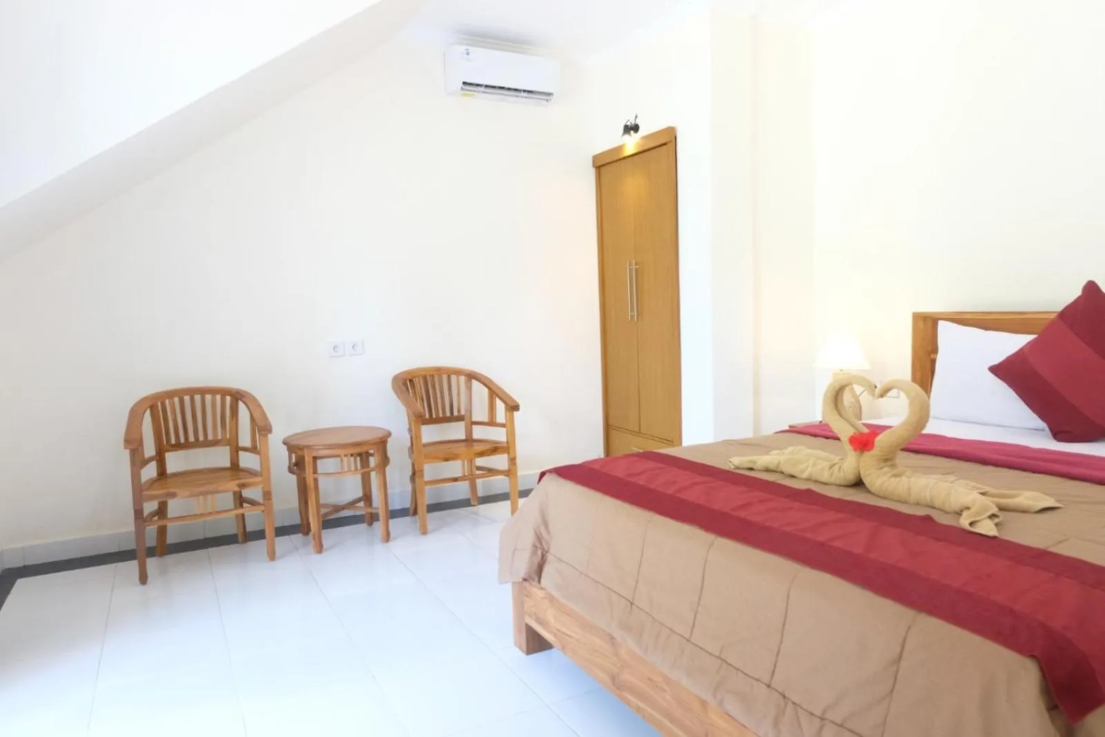 Bed in Ary House Ubud